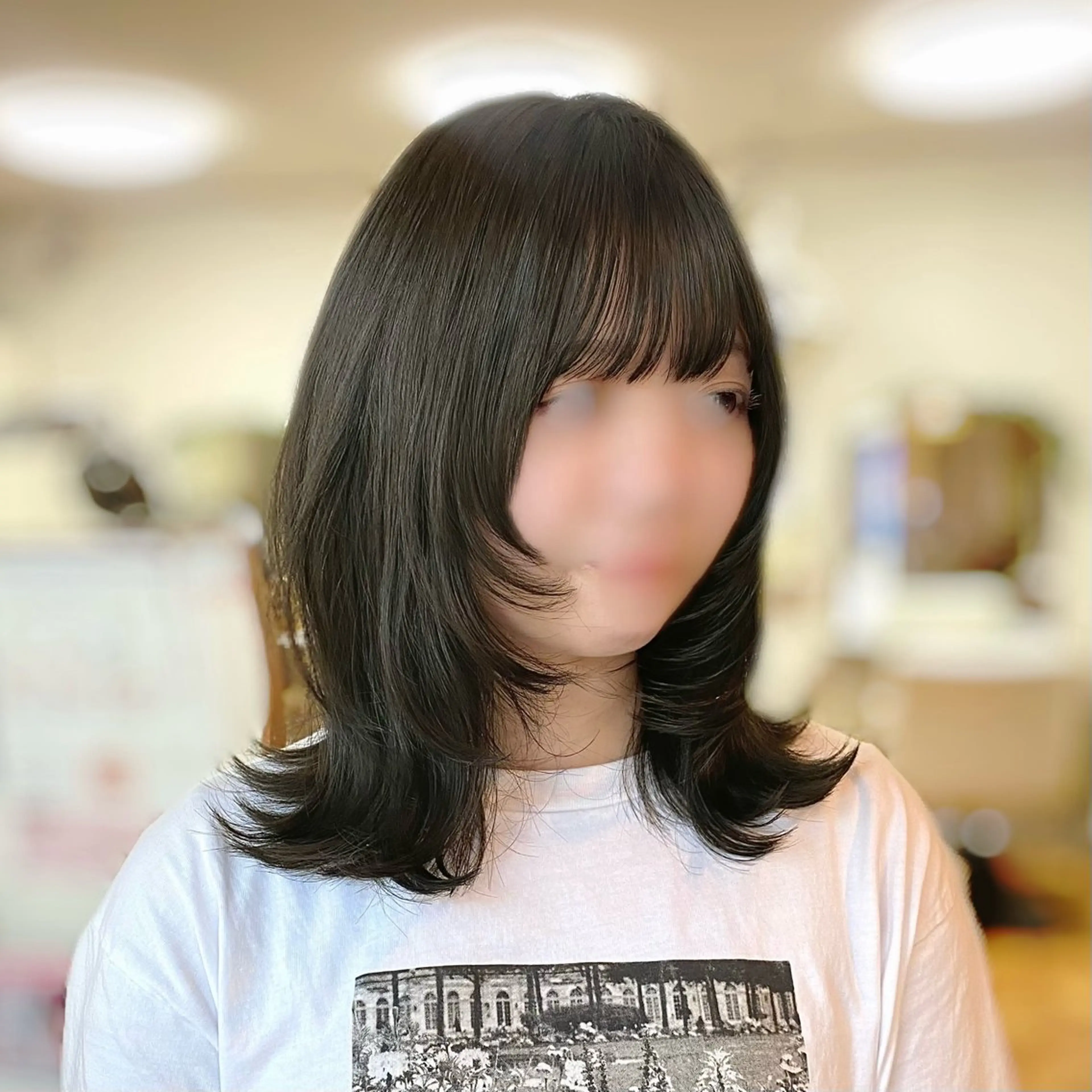 セミロング カラー グレージュ オリーブグレージュ オリーブグレー 🥣 hashi 🛋️のヘアスタイル