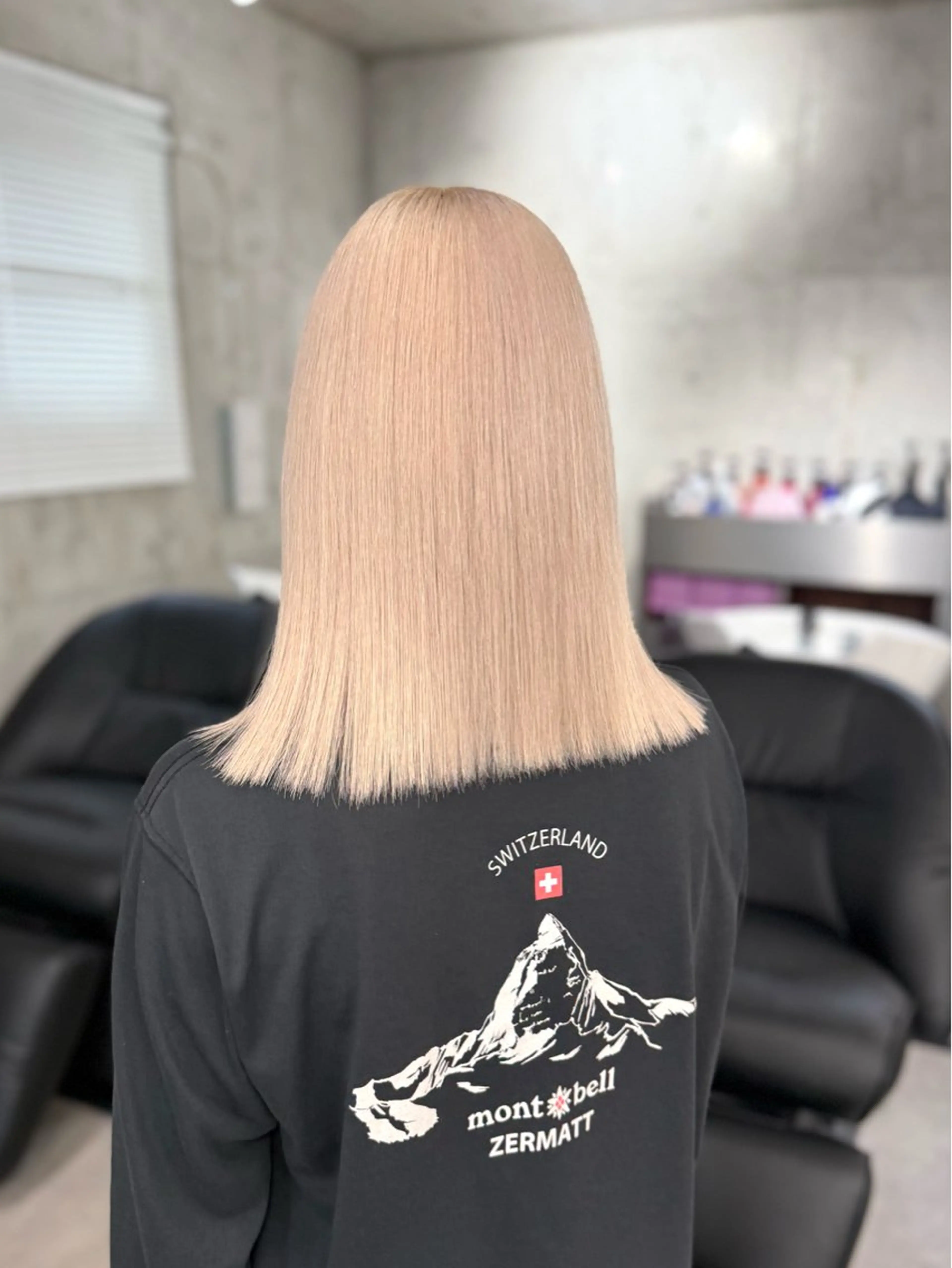 セミロング ヘアカラー ブリーチカラー /ハイトーン碇　英朗のヘアスタイル