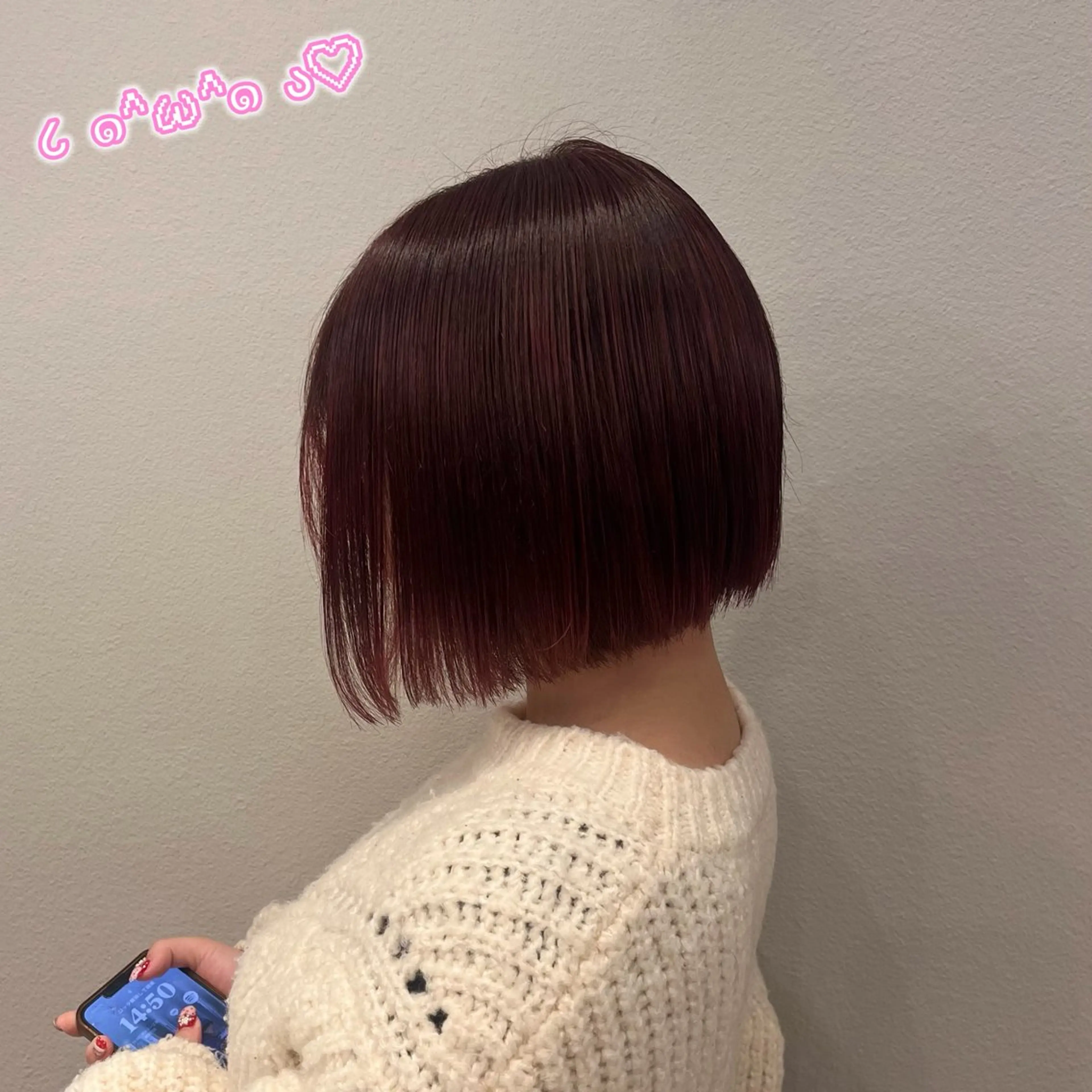 カラー ブリーチ カット ヘアカラー 顔周り/ガーリー /ヘアメ/あつはのヘアスタイル