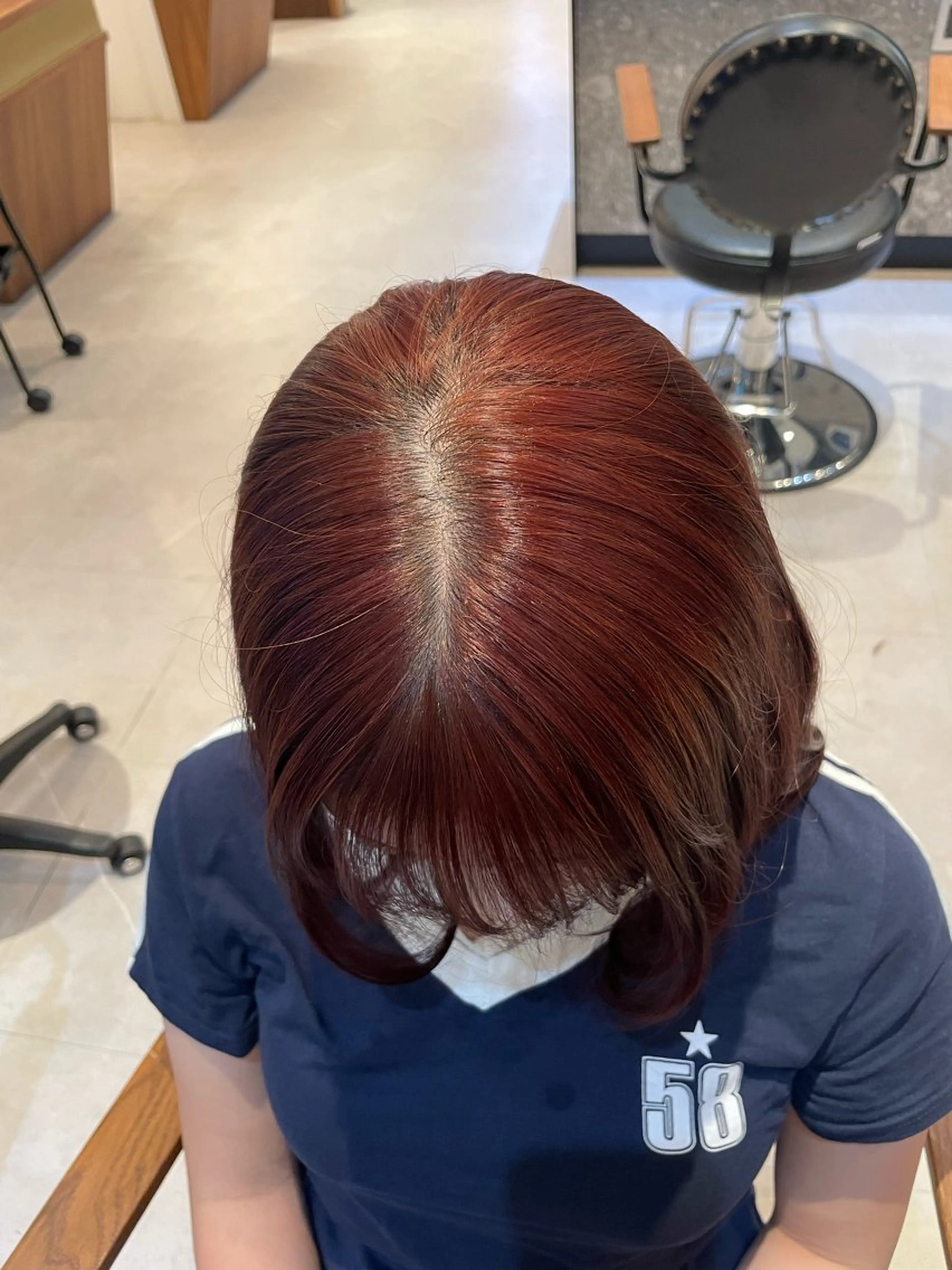 ロング カラー ダブルカラー カット ヘアカラー トリートメント オリーブカラー🫒/ ハッシュカット/みゆのヘアスタイル