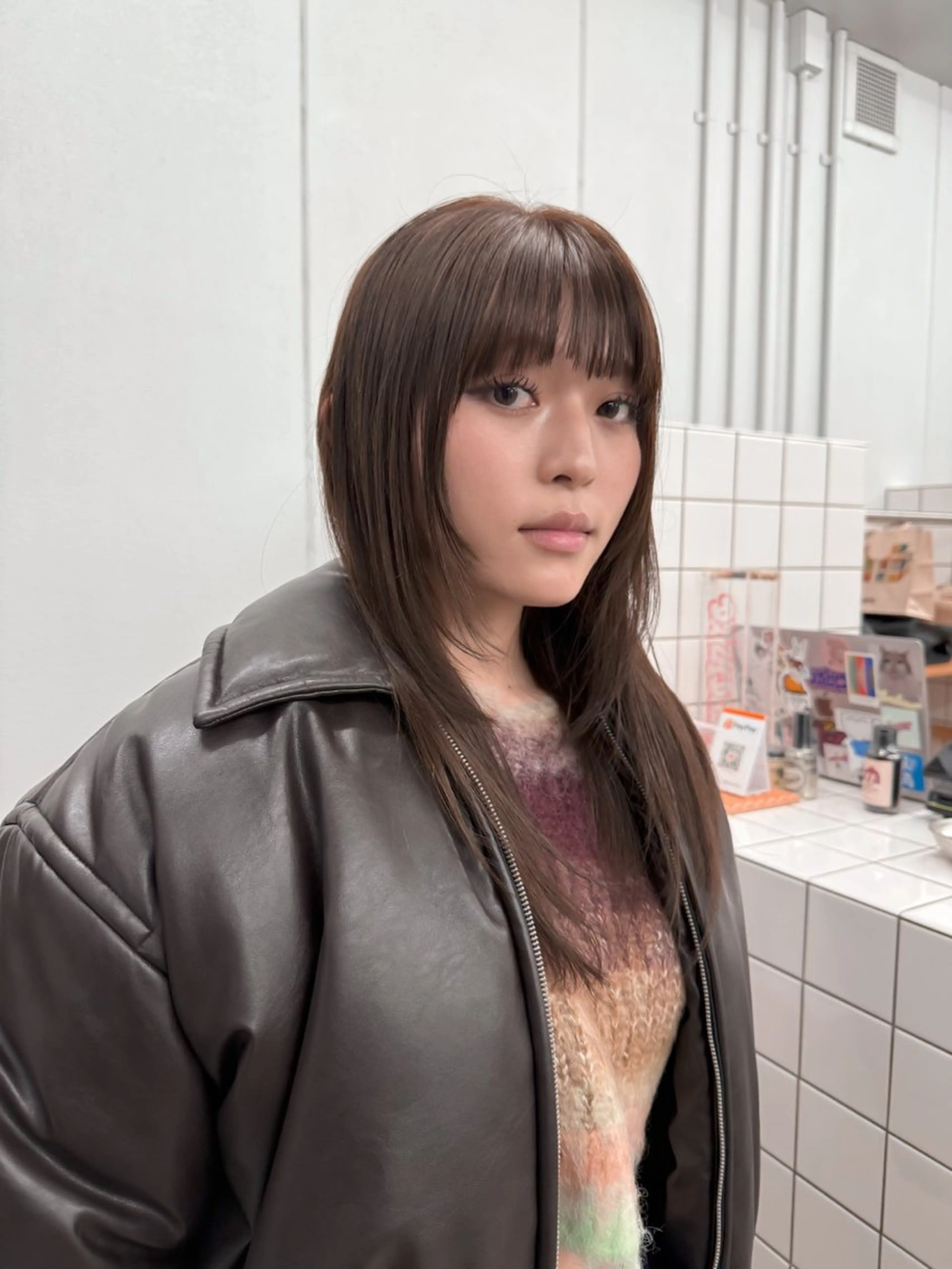 ロング カラー ヘアカラー 関 京磨のヘアスタイル
