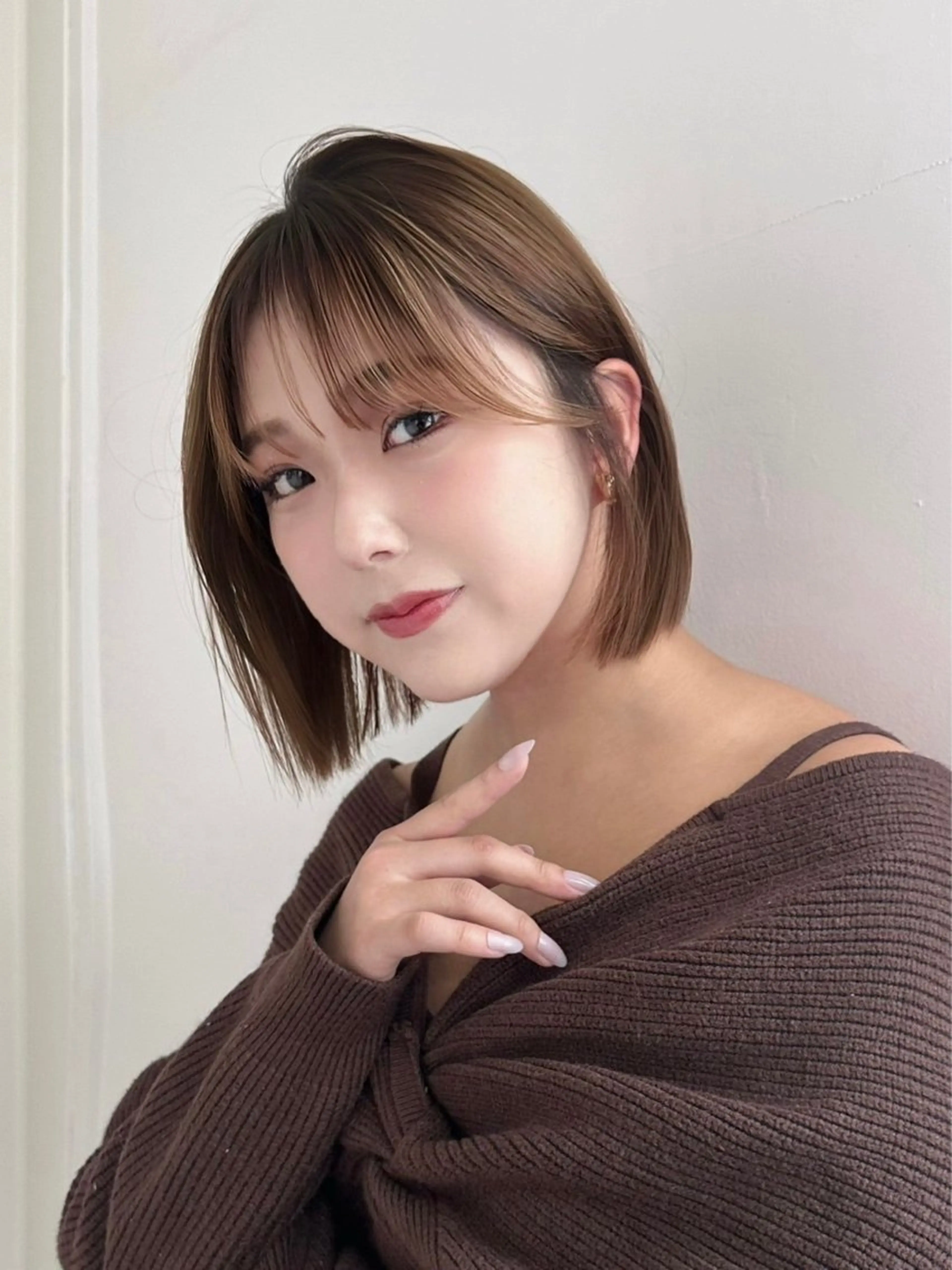 ショート カラー カット ヘアカラー トリートメント 🫧ナオ🫧 /韓国 ヘア/ マンツーマンのヘアスタイル