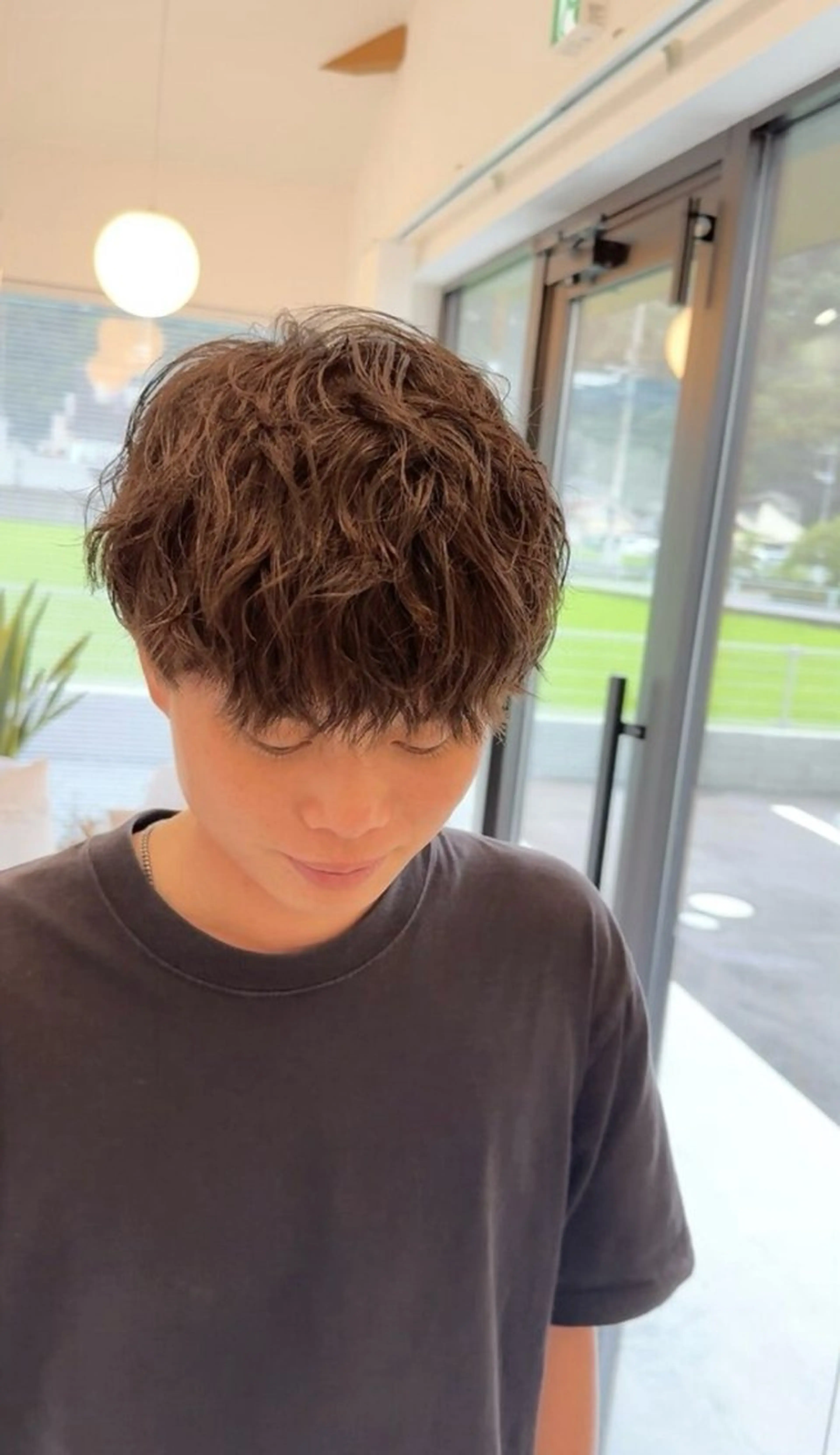 パーマ メンズ カット パーマ 津組 大智のヘアスタイル