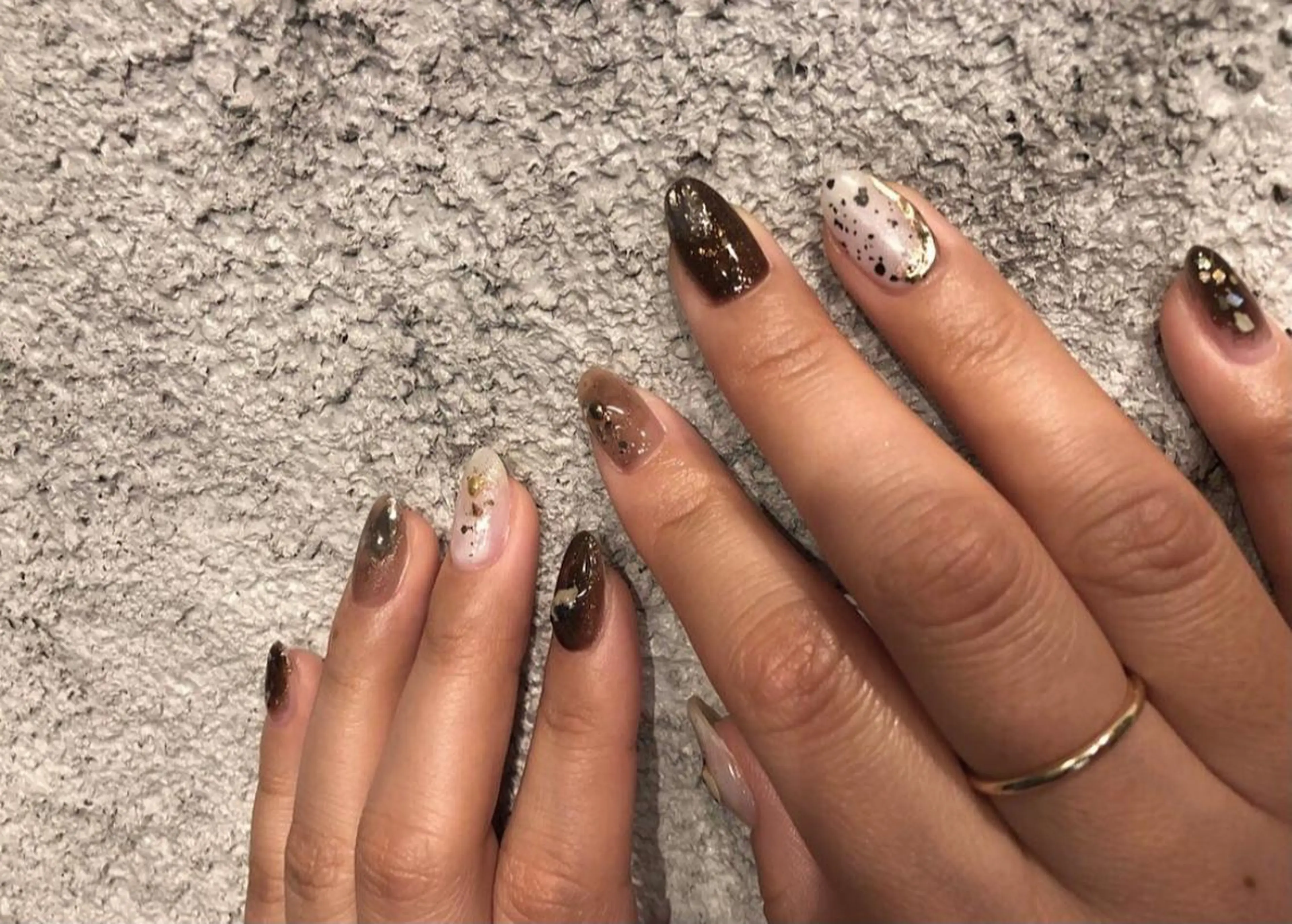 ネイル ハンドネイル パラあり！フィルイン 美フォルムのネイルデザイン