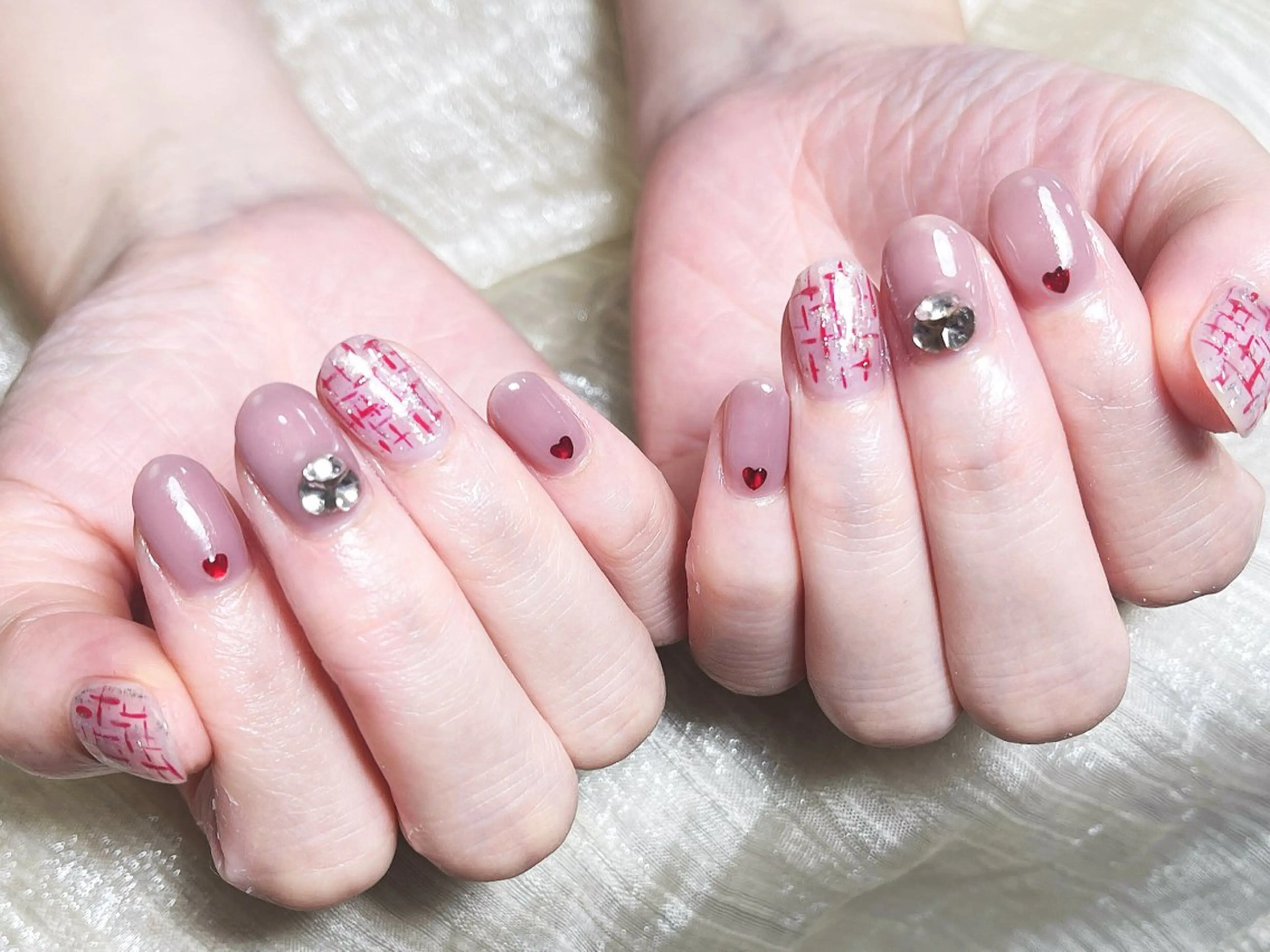 ネイル ハンドネイル 🎀ネイルサロン エクラYUI🎀のネイルデザイン