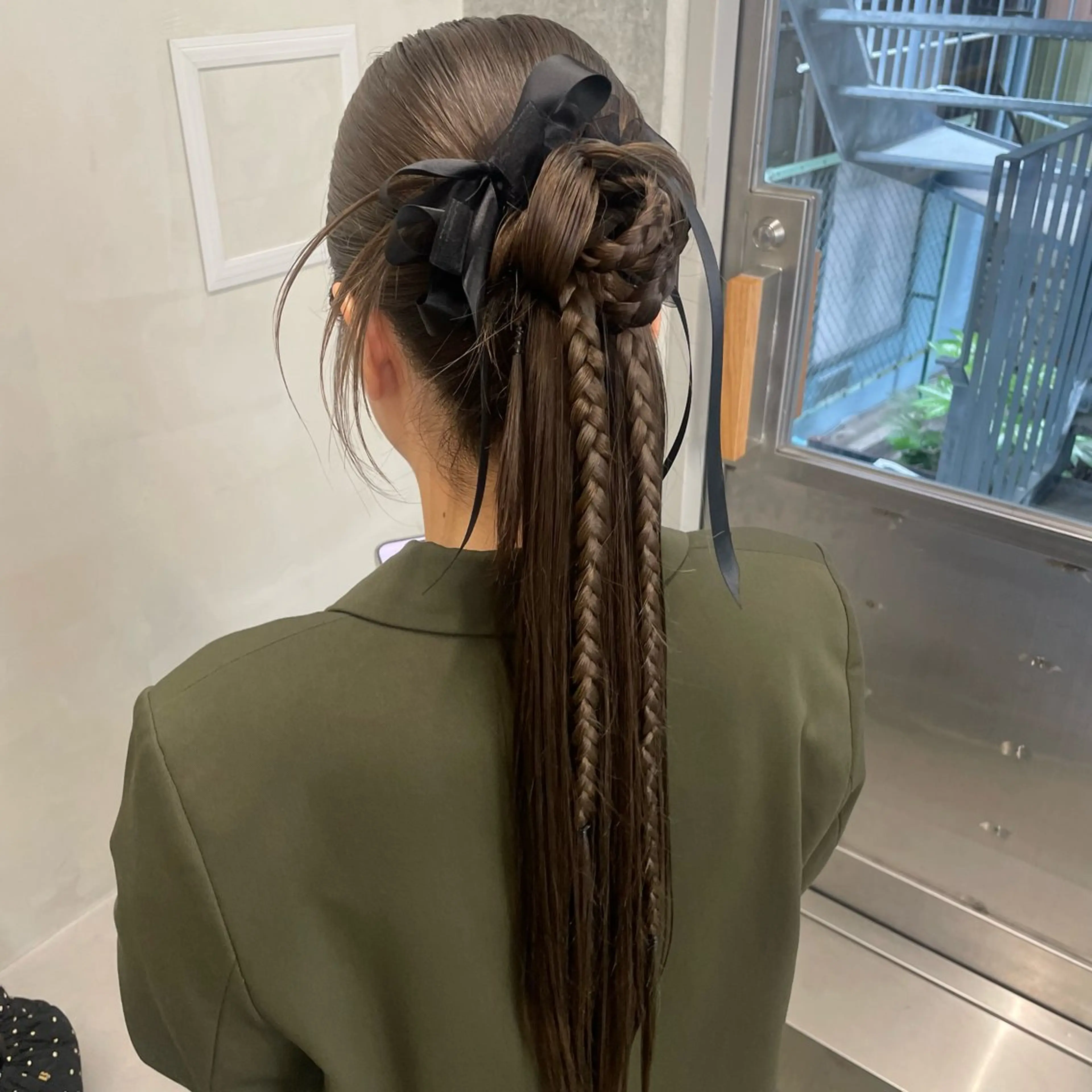 ロング ヘアアレンジ カット ヘアセット トレンドカラー🥣／ ヘアアレンジ✩.*˚のヘアスタイル