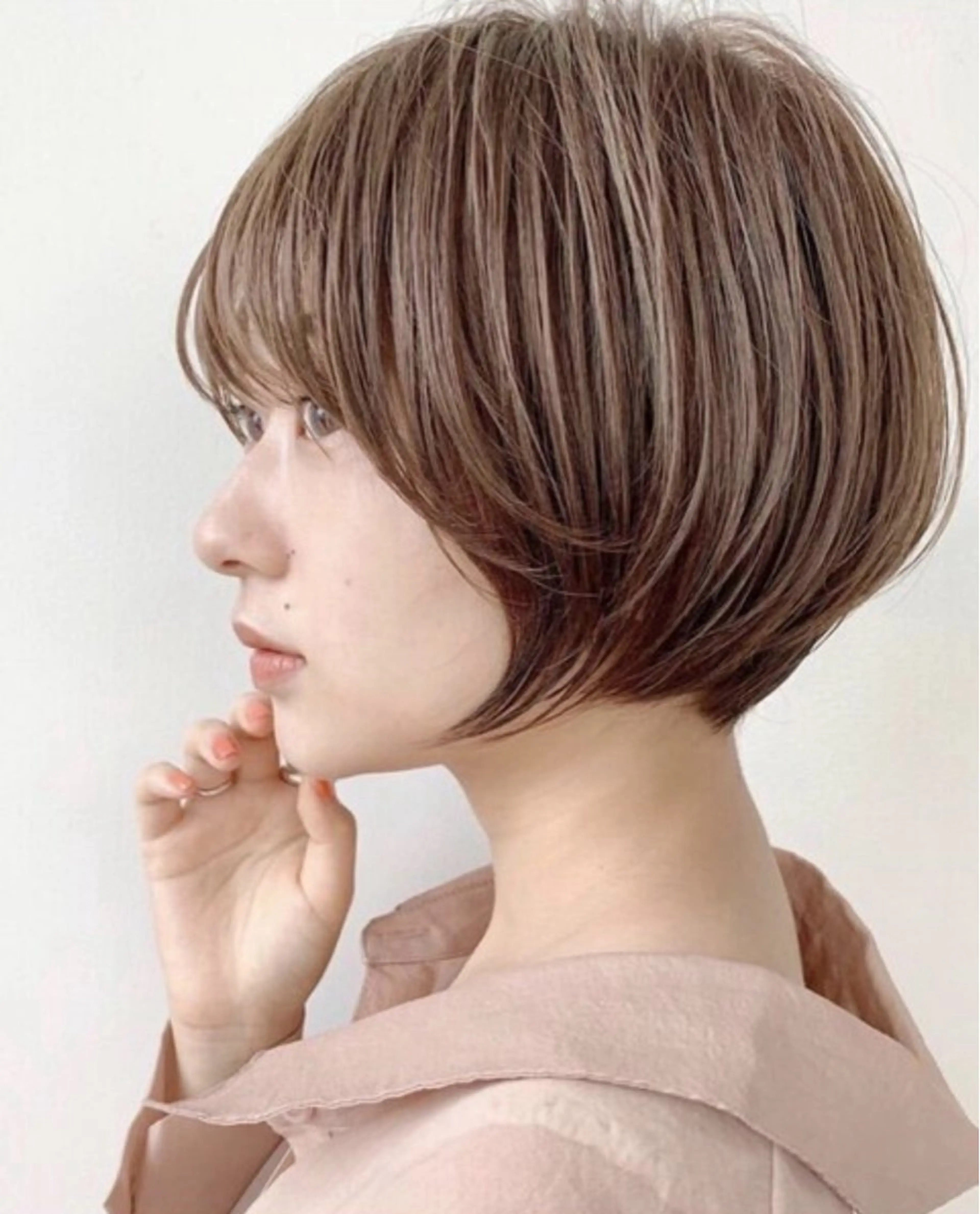 ショート ショートボブ ボブ ショートヘア 川口開世 short cutのヘアスタイル