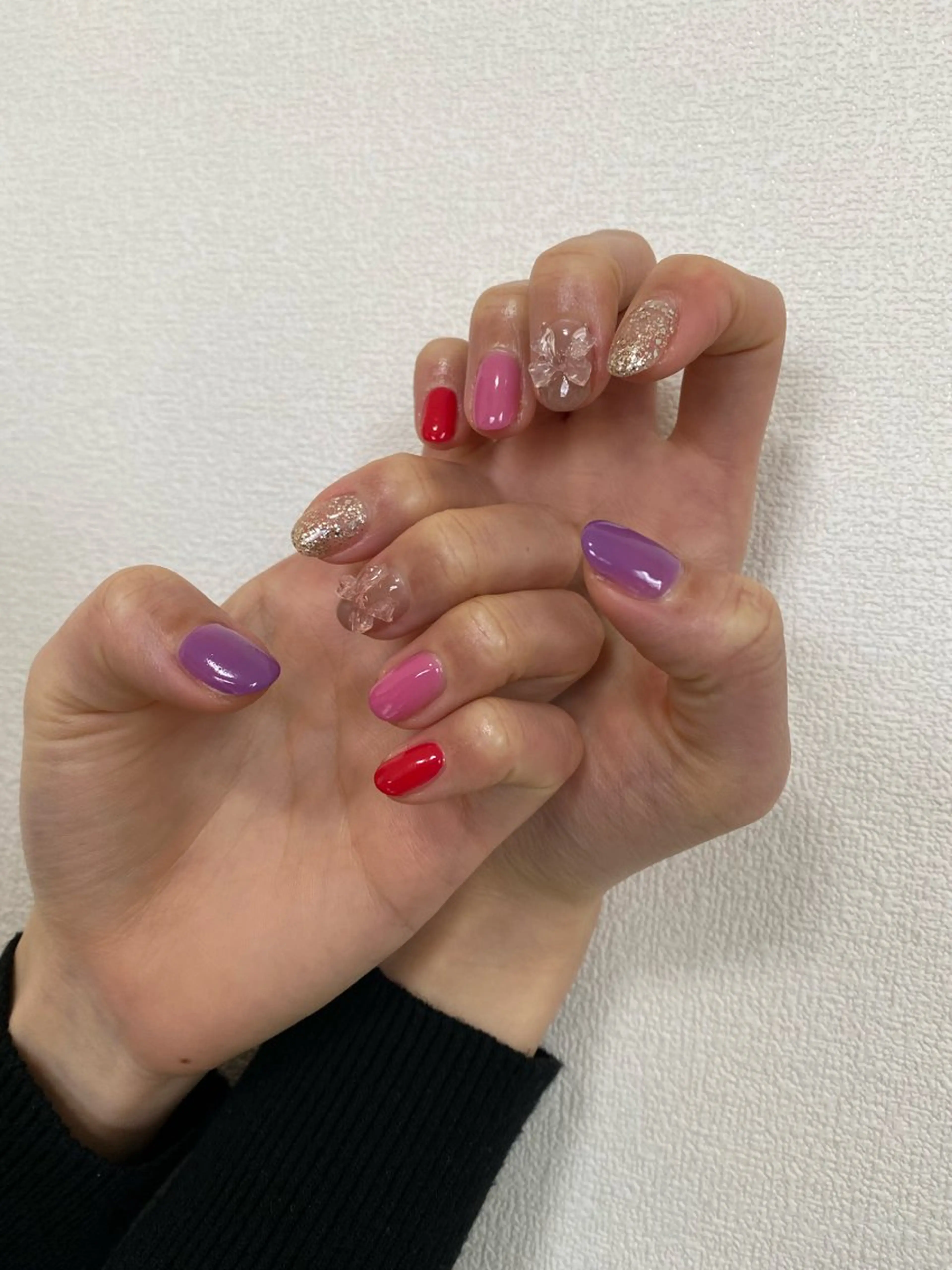 ネイル リボン 自宅サロン FeelFreeのマツエク・マツパデザイン