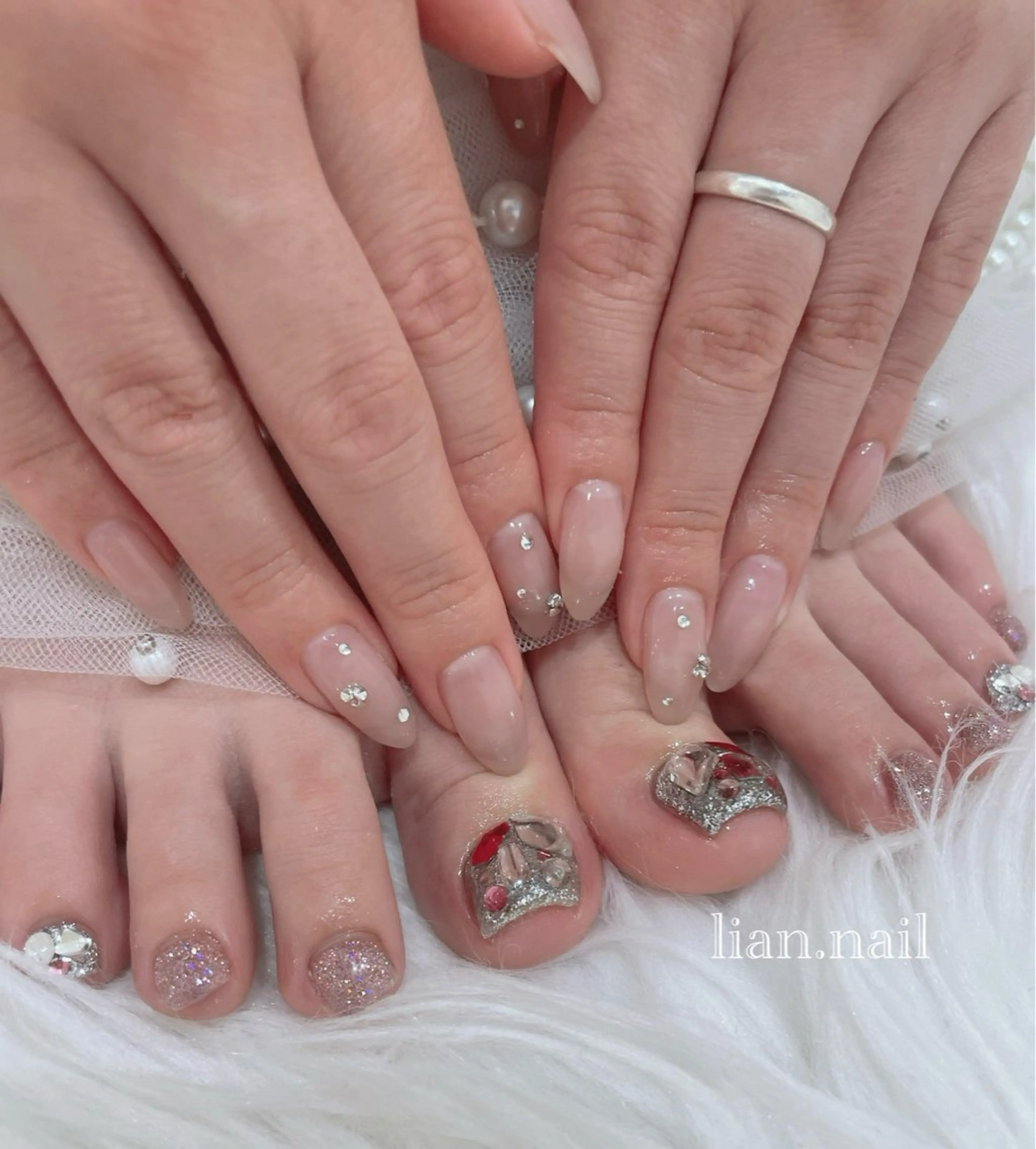 ネイル フットネイル Lian nailのネイルデザイン