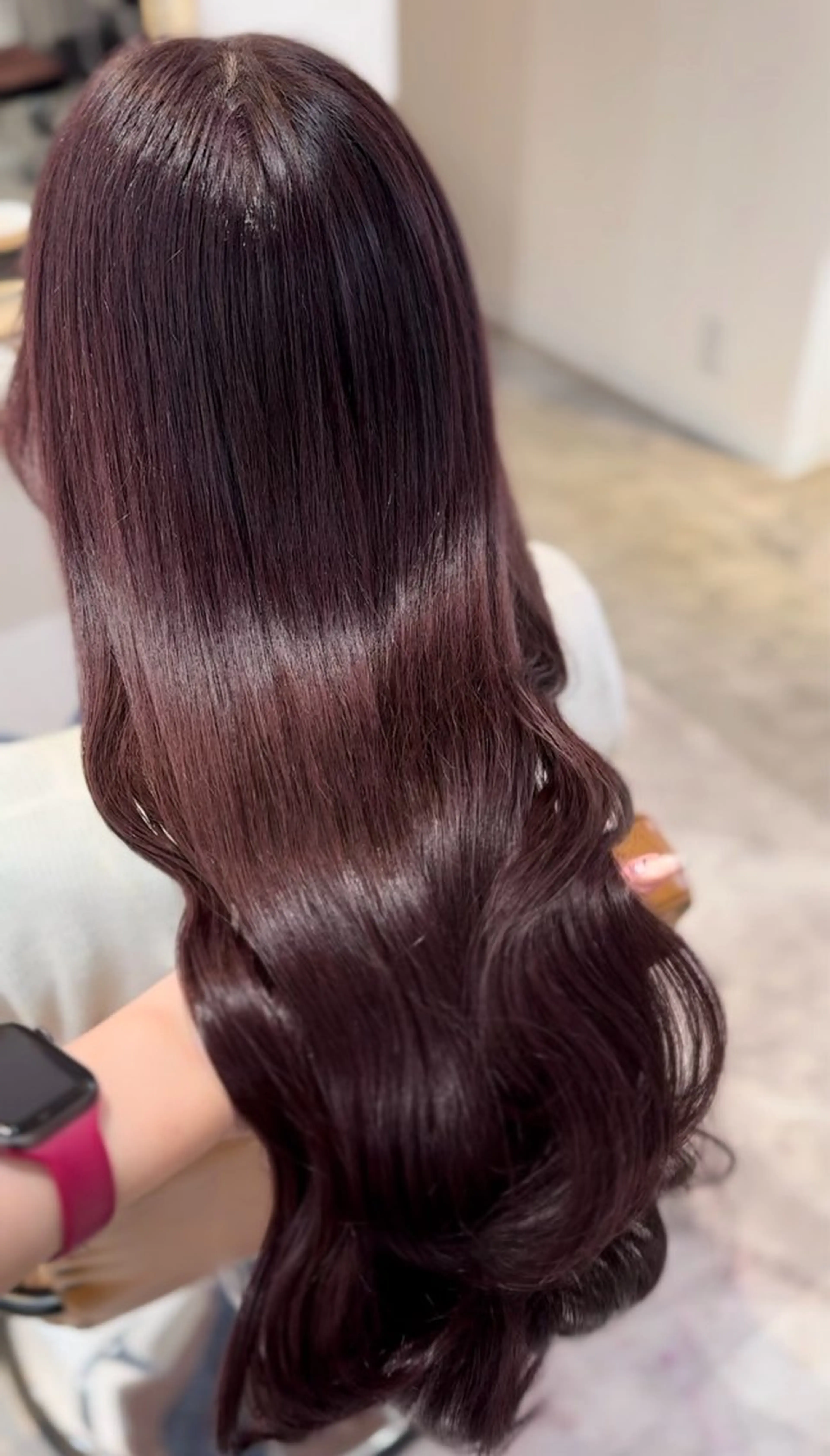 𓊆🎀高発色艶感暖色カラー🎀𓊇+リペアトリートメントの写真