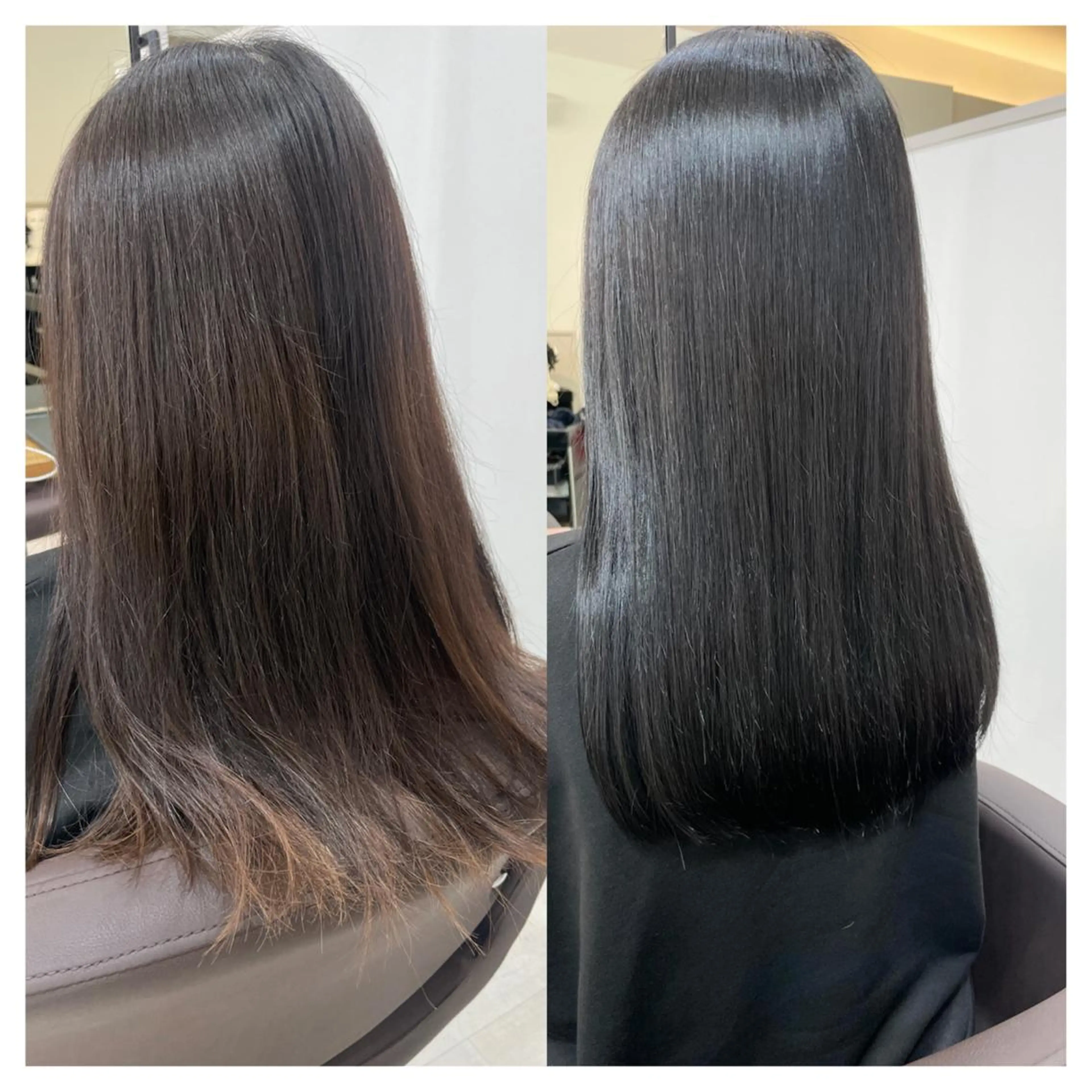 ロング カラー カット ヘアカラー 縮毛矯正 トリートメント 村山 茉衣のヘアスタイル