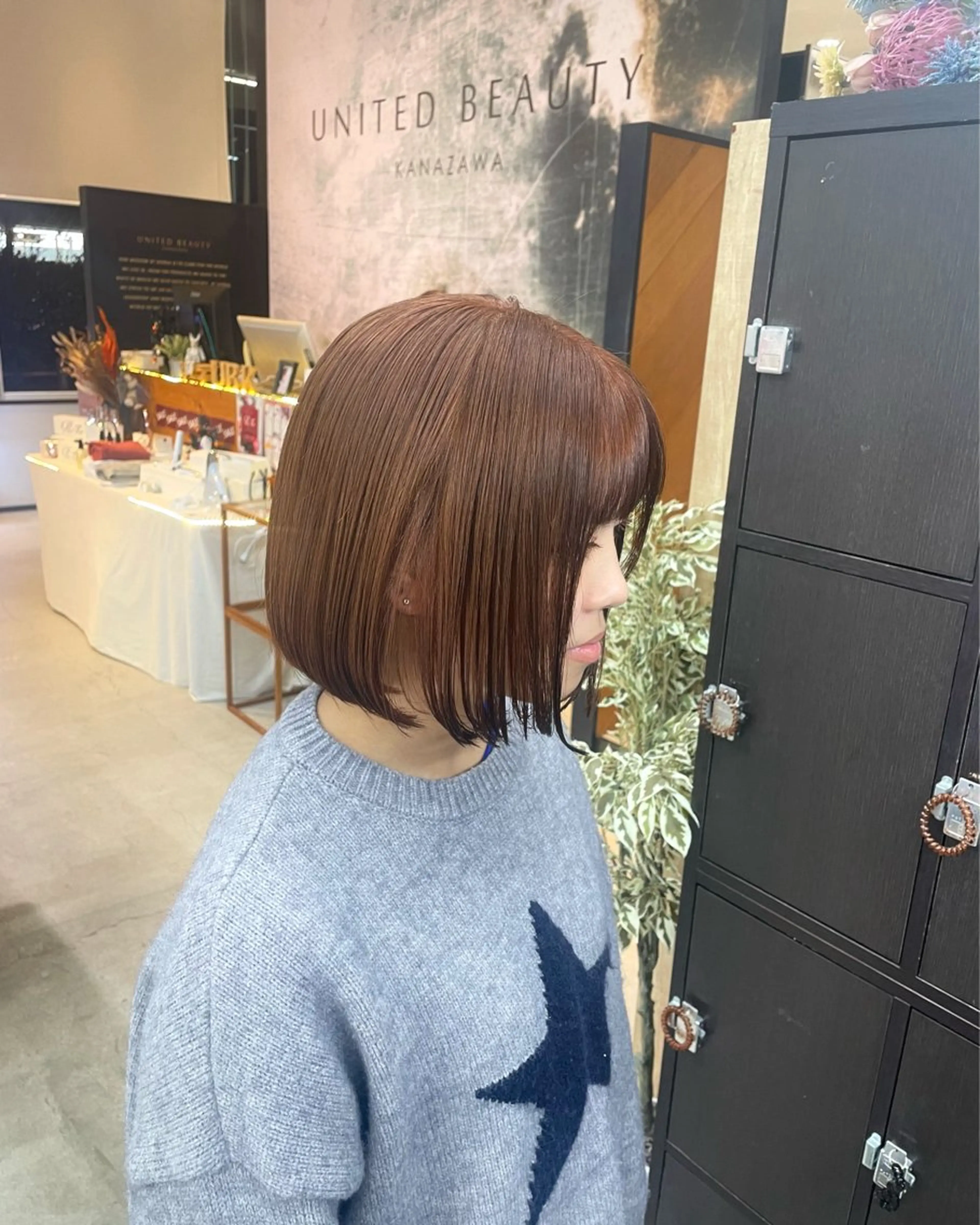 カラー ベージュカラー カット ヘアカラー トリートメント テラダ ユウシン西金沢のヘアスタイル