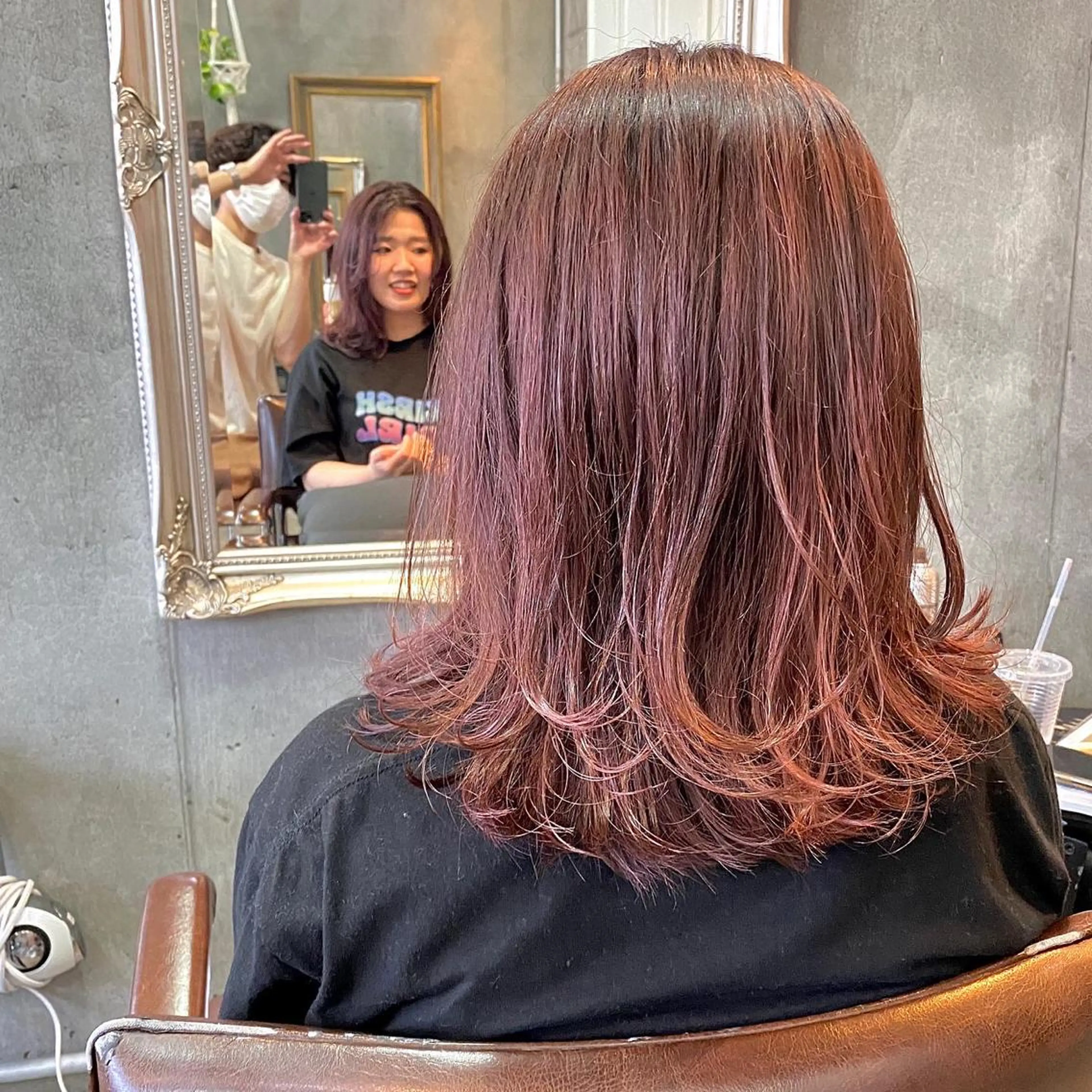 ミディアム カラー ヘアアレンジ カット ヘアカラー トリートメント ヘッドスパ 【ダメージレス施術】 【透明感】北村 拓也のヘアスタイル