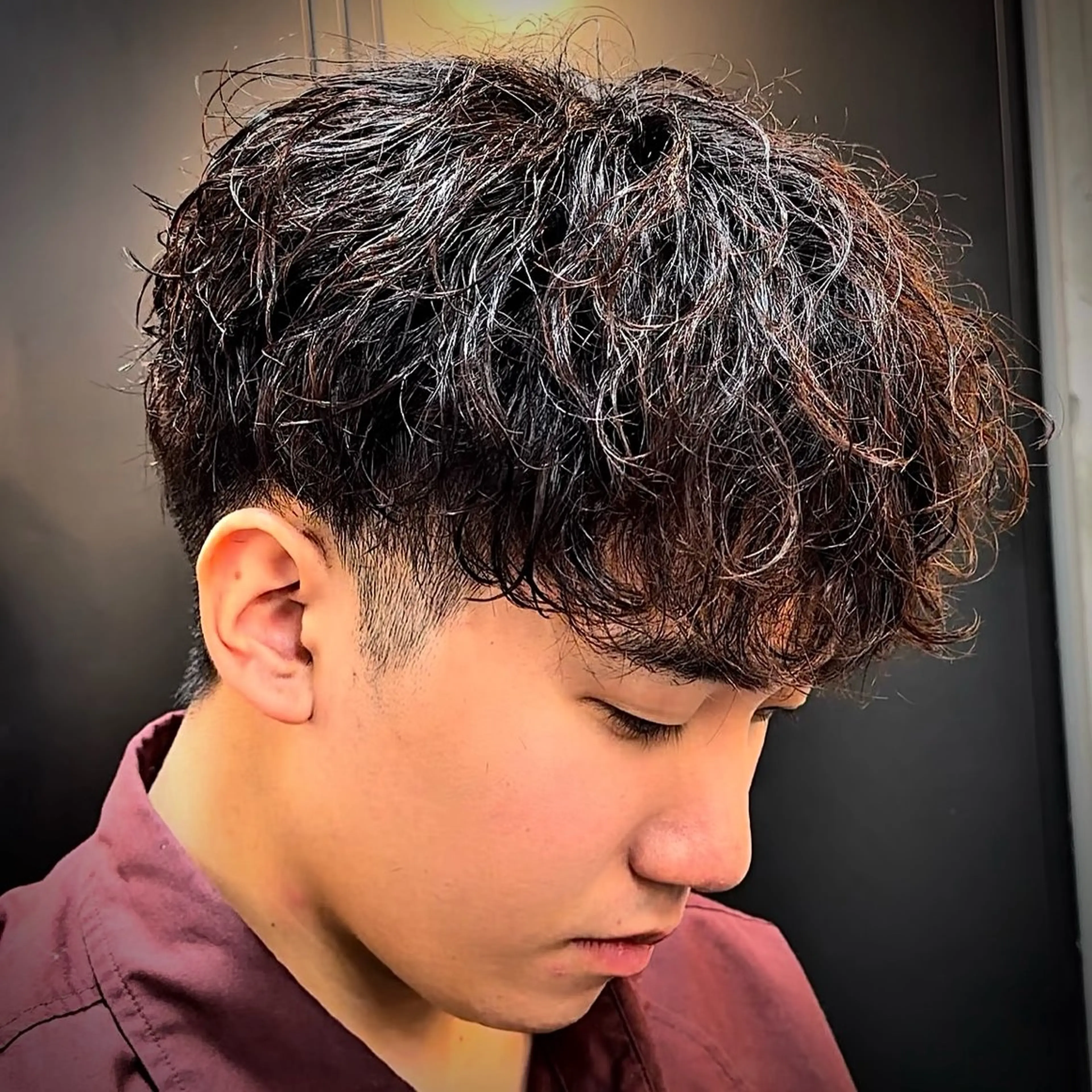 パーマ メンズ カット パーマ ‎🤍モテ/メンズ KEISHO🩶のヘアスタイル