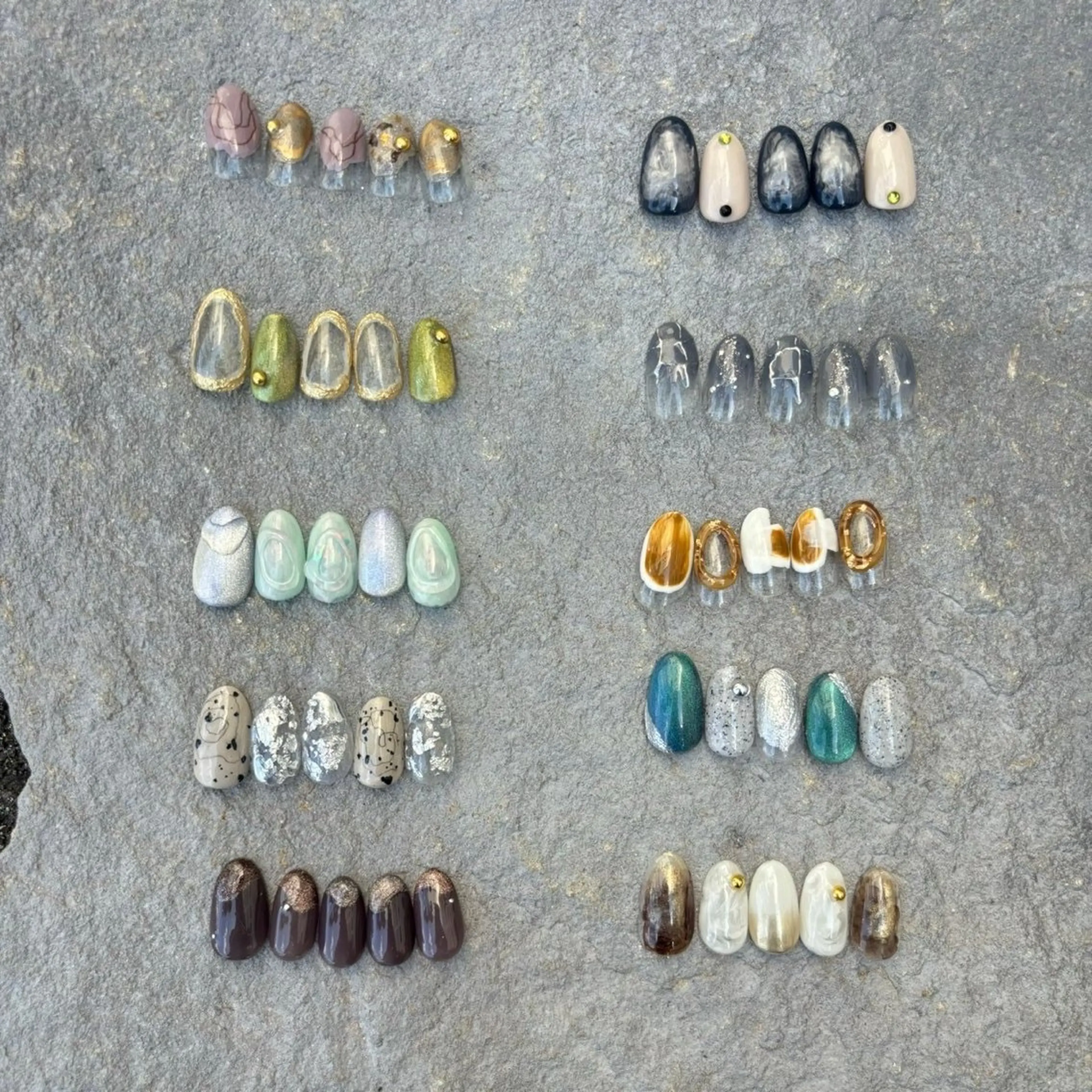 ネイル Aya W【放出店】のネイルデザイン