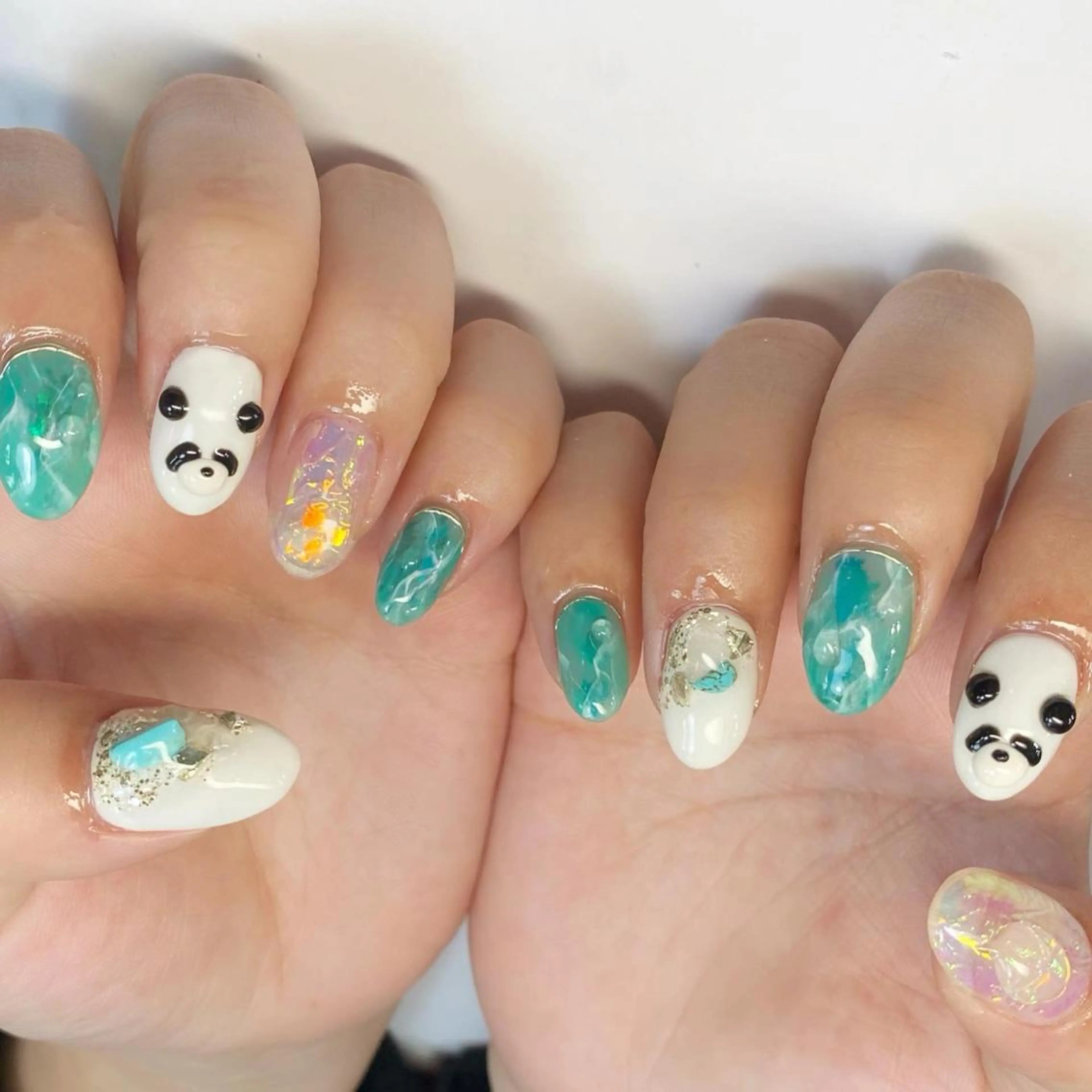 ネイル アートネイル クリアネイル ぷっくりネイル ハンドネイル Nail ameria megu所属・ameria meguのネイルデザイン