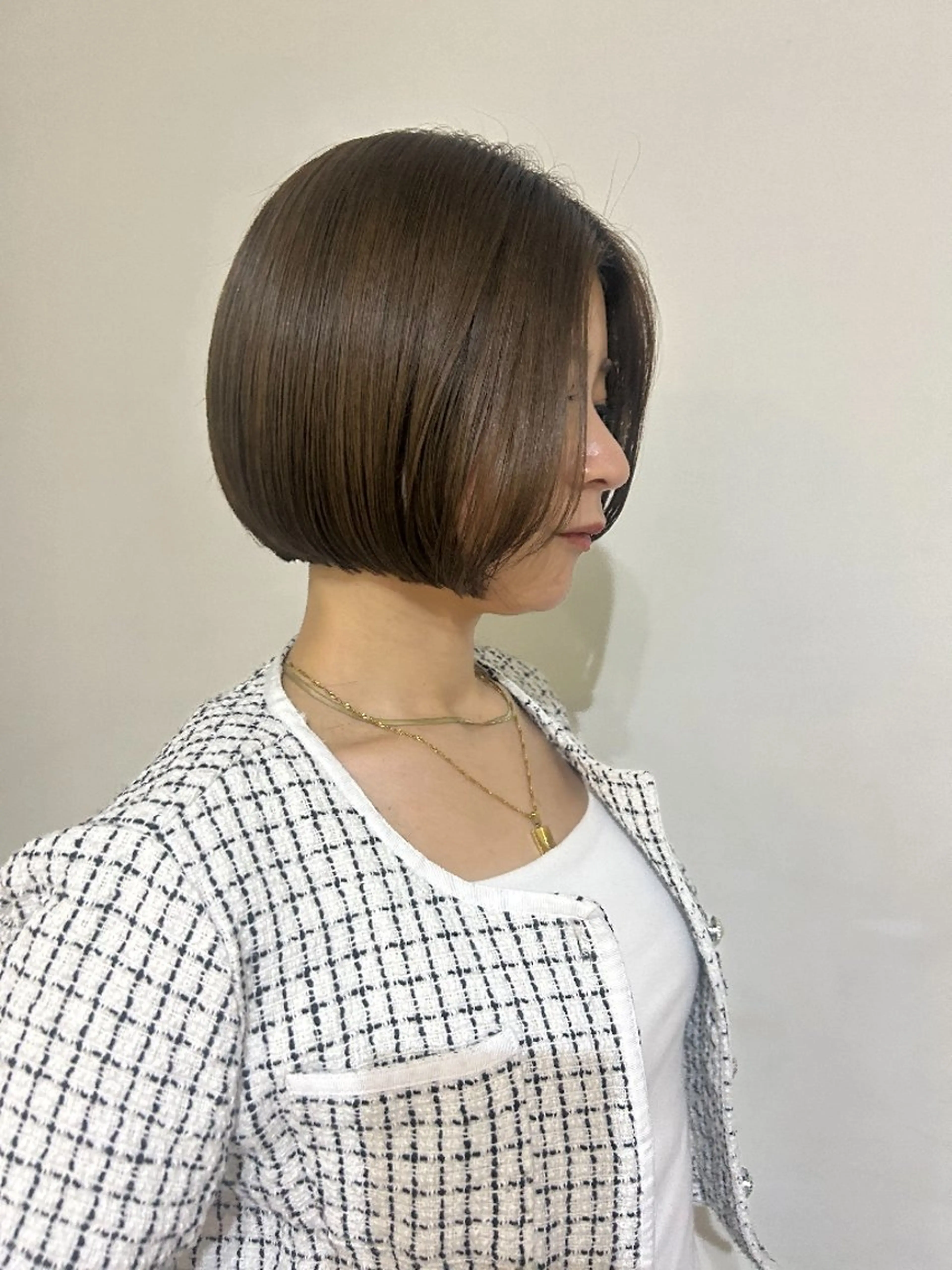 ショート ボブ カット 新宿×扱いやすいボブ /ボブ専門TAMEのヘアスタイル