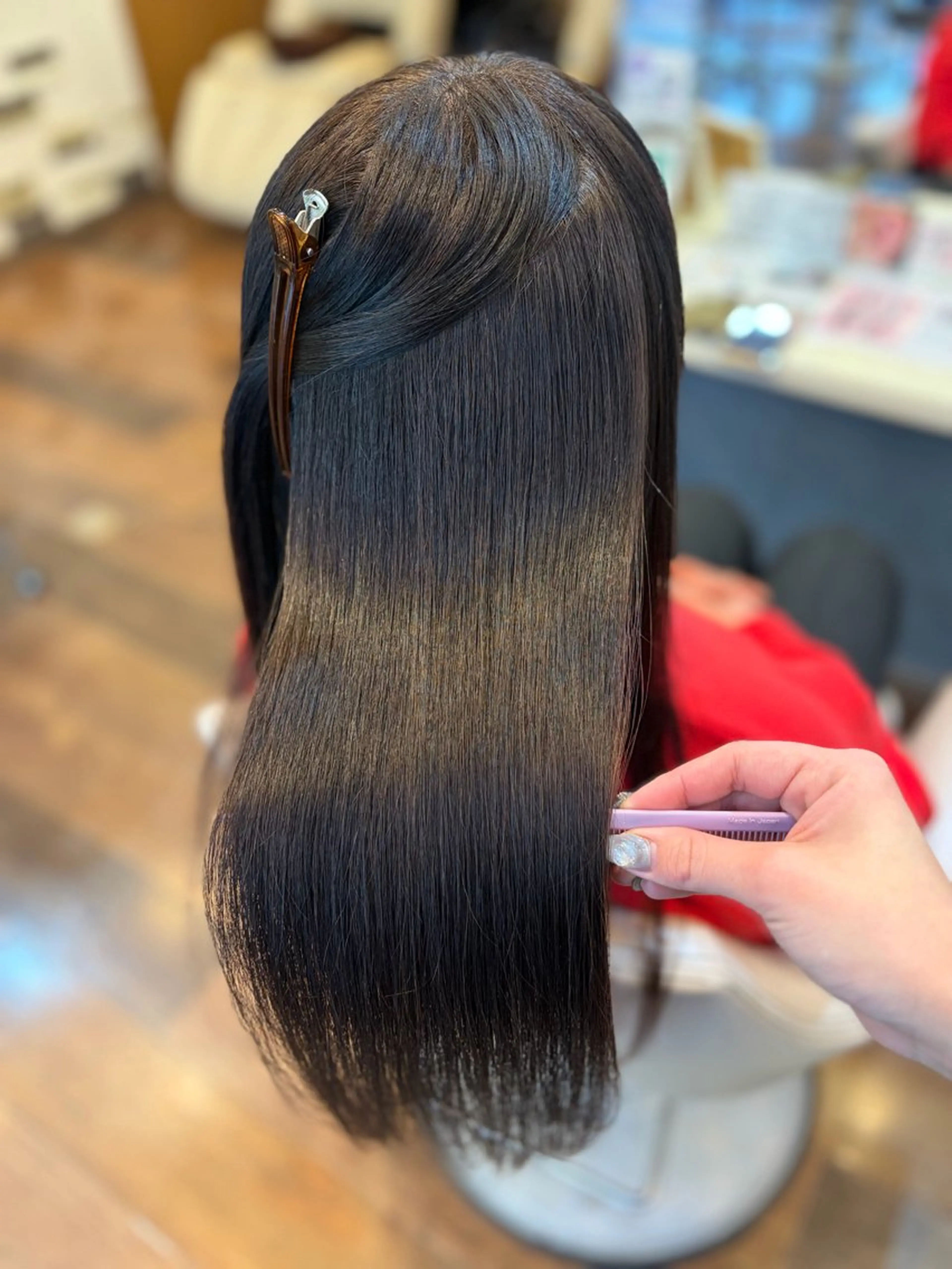 ロング 縮毛矯正 トリートメント 🎀髪質改善🎀 Olive南森町のヘアスタイル