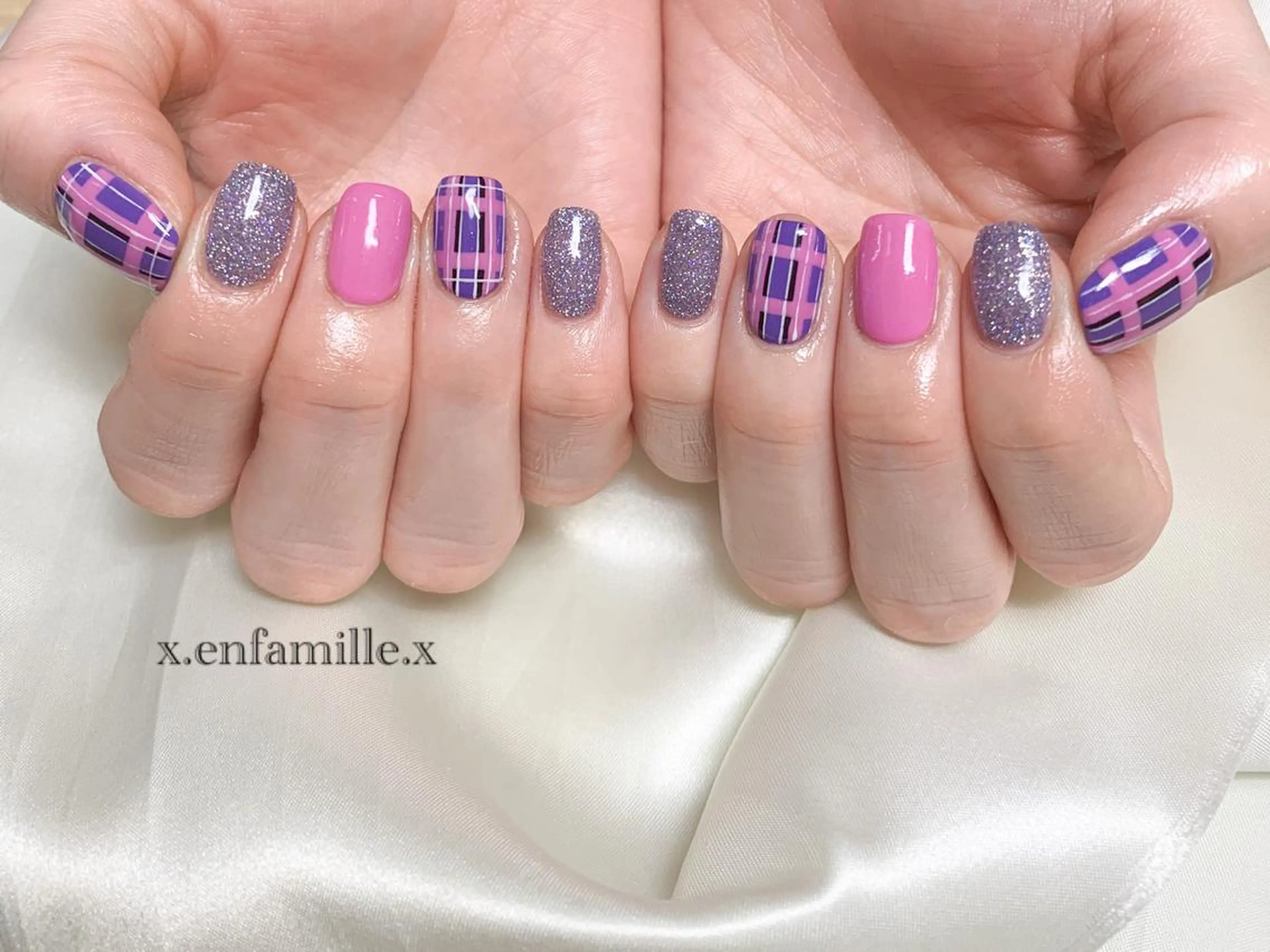 ネイル ハンドネイル nail salon en familleのネイルデザイン