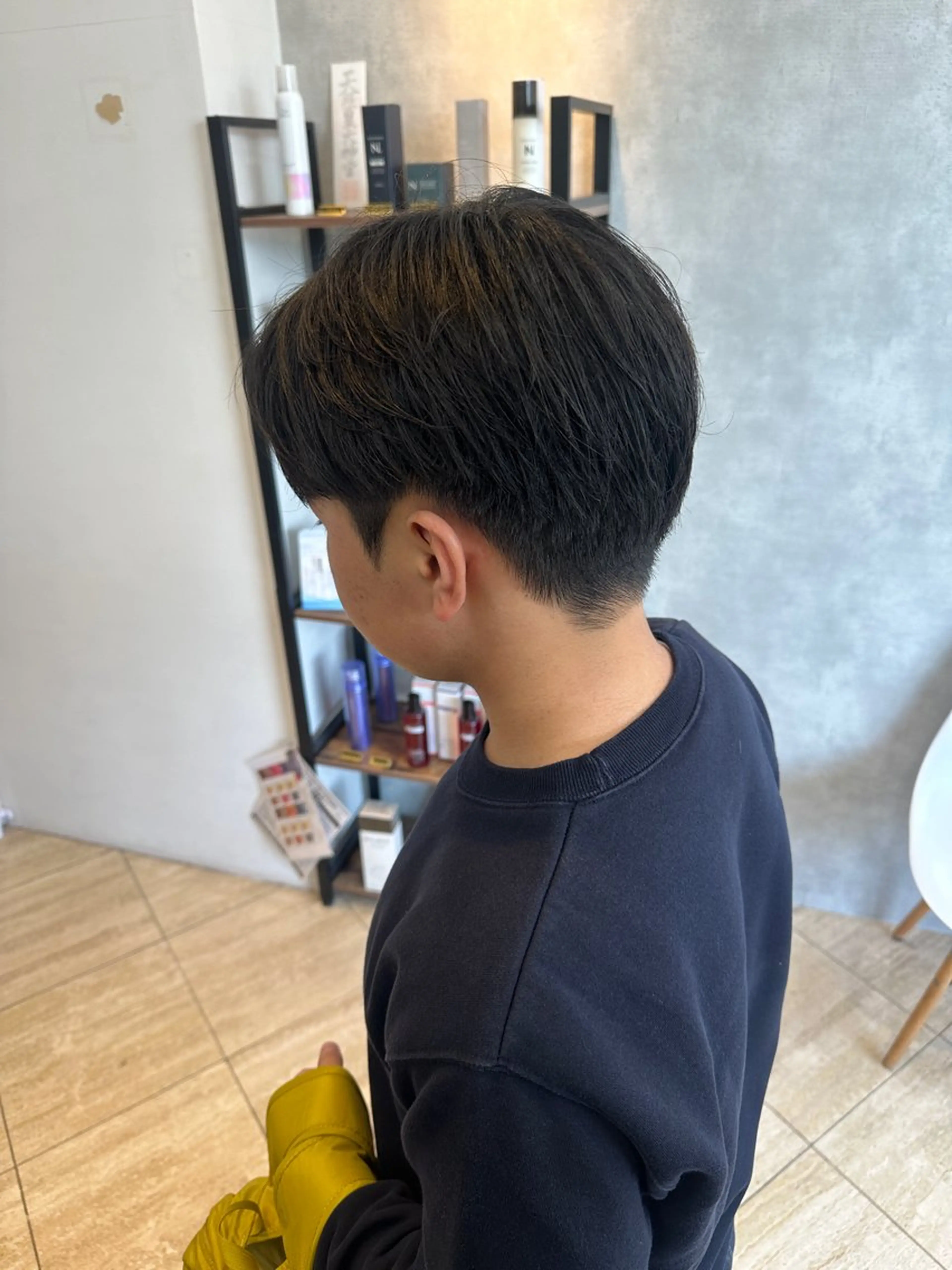 メンズ メンズ韓国風 カット ヘアカラー belle／ karin💠のヘアスタイル