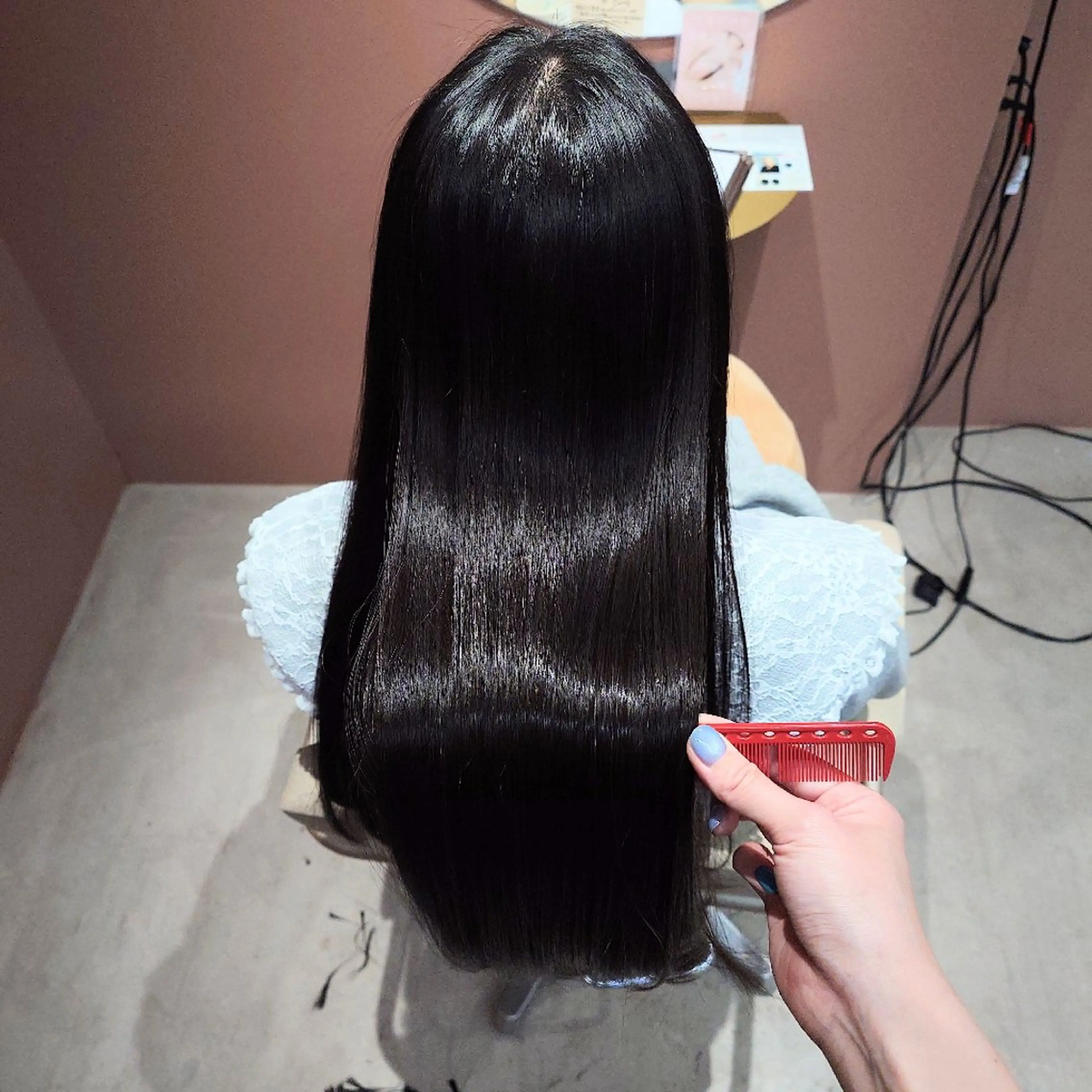 ロング 縮毛矯正 宮本  星羅のヘアスタイル