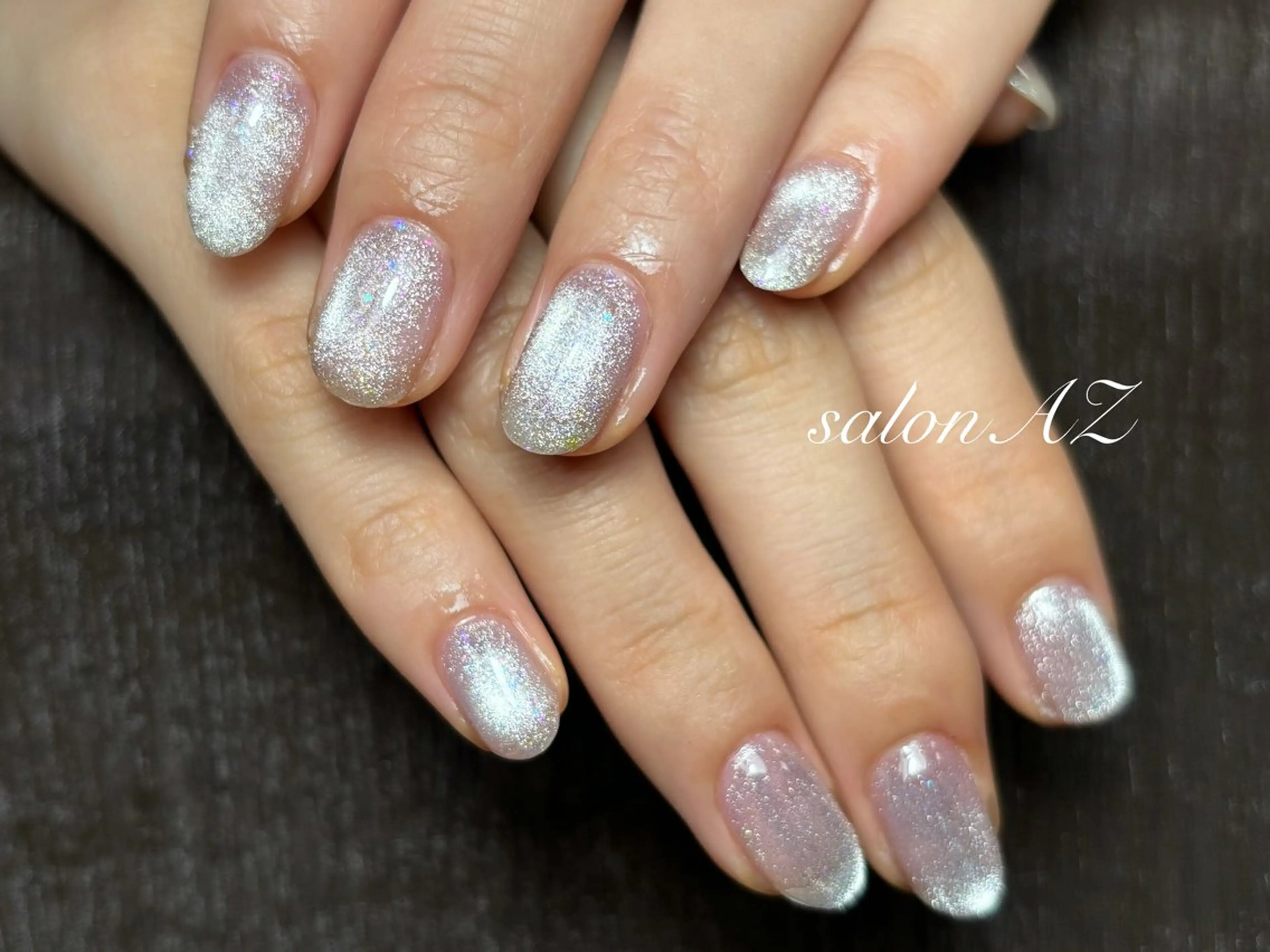 ネイル アートネイル 長さ出し フットネイル フレンチネイル ジェルネイル ハンドネイル salon AZ NANAのネイルデザイン