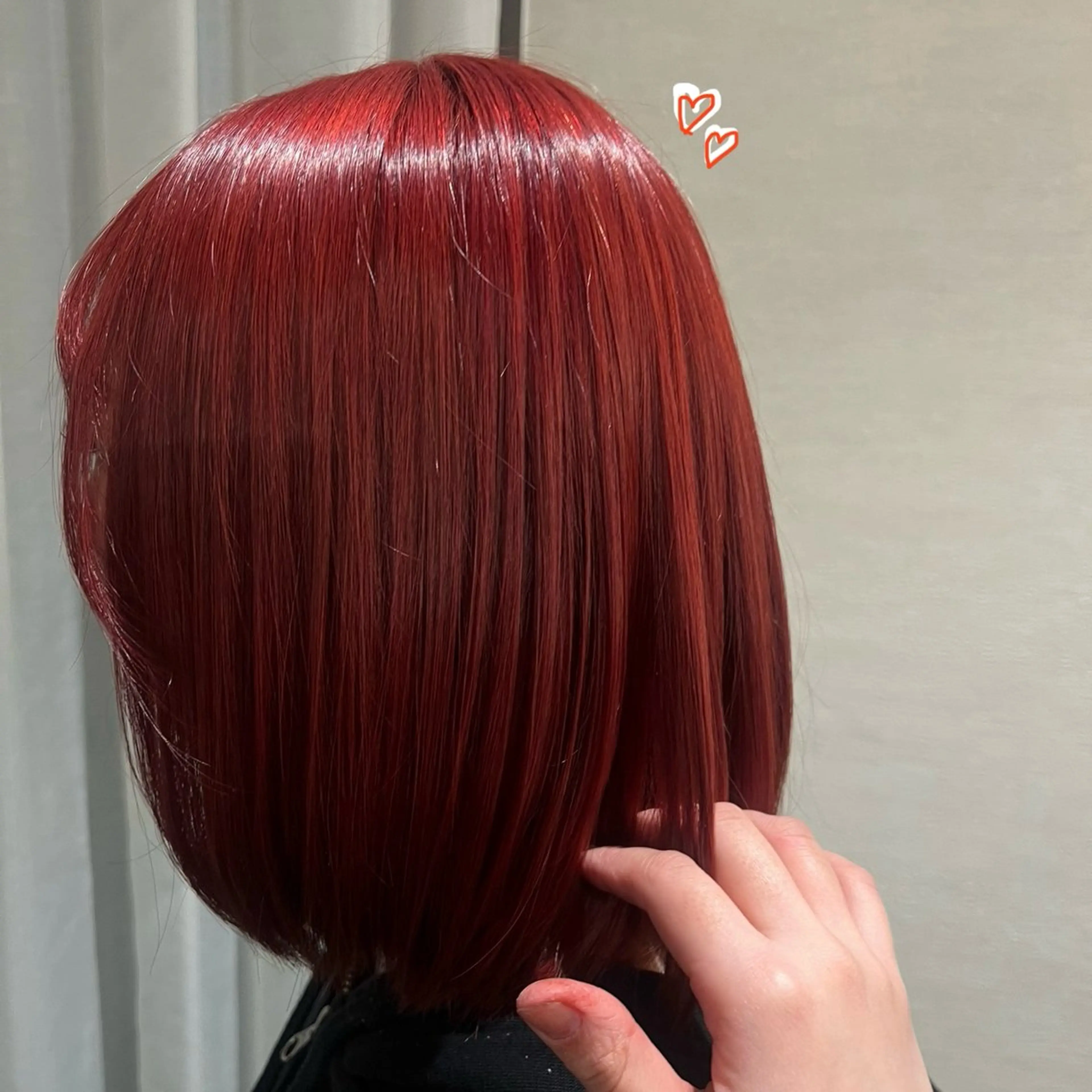 ミディアム カラー ブリーチ 栗原 波輝のヘアスタイル