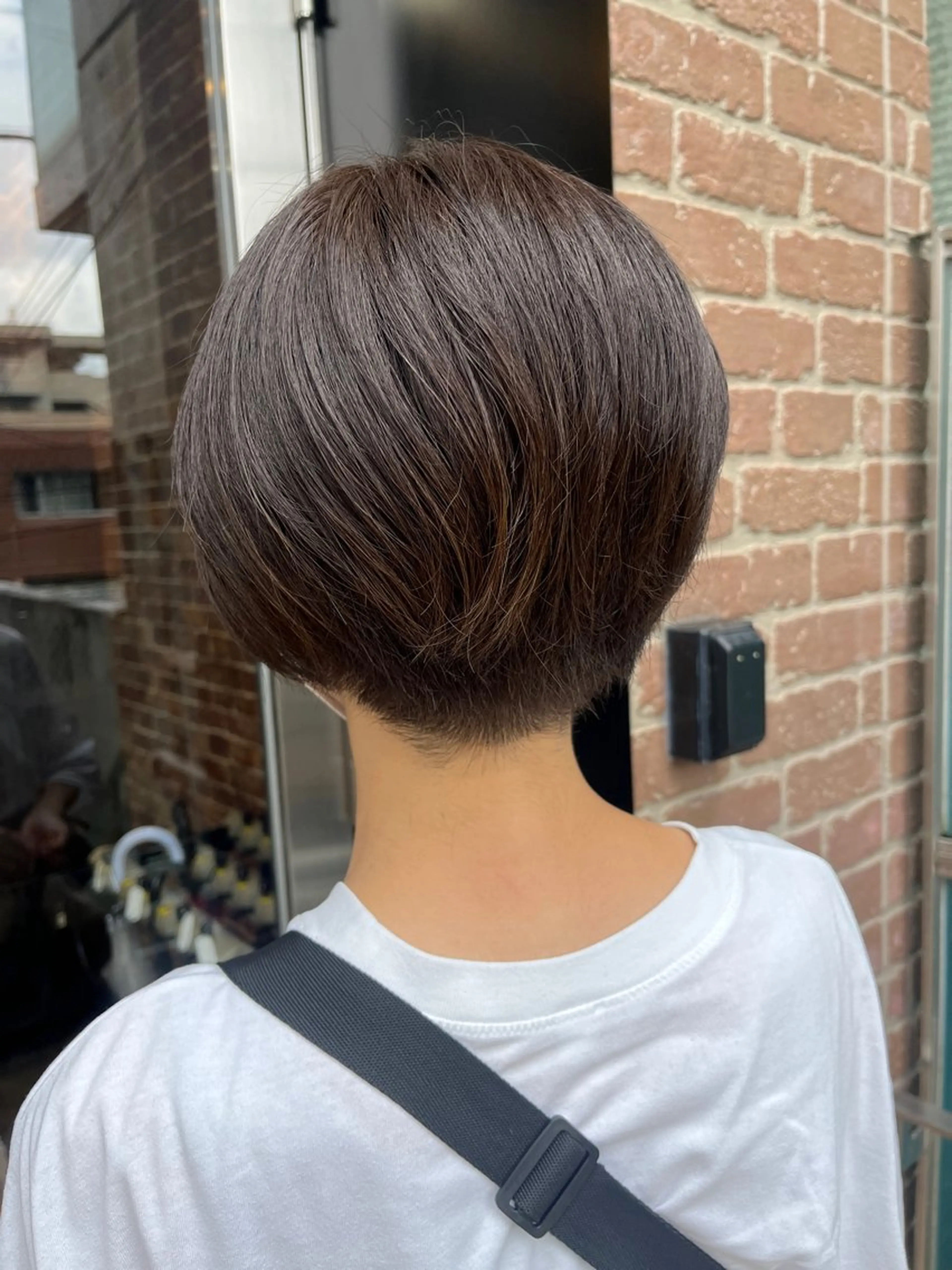 ショート カラー パーマ メンズ カット 久木原 ゆりのヘアスタイル