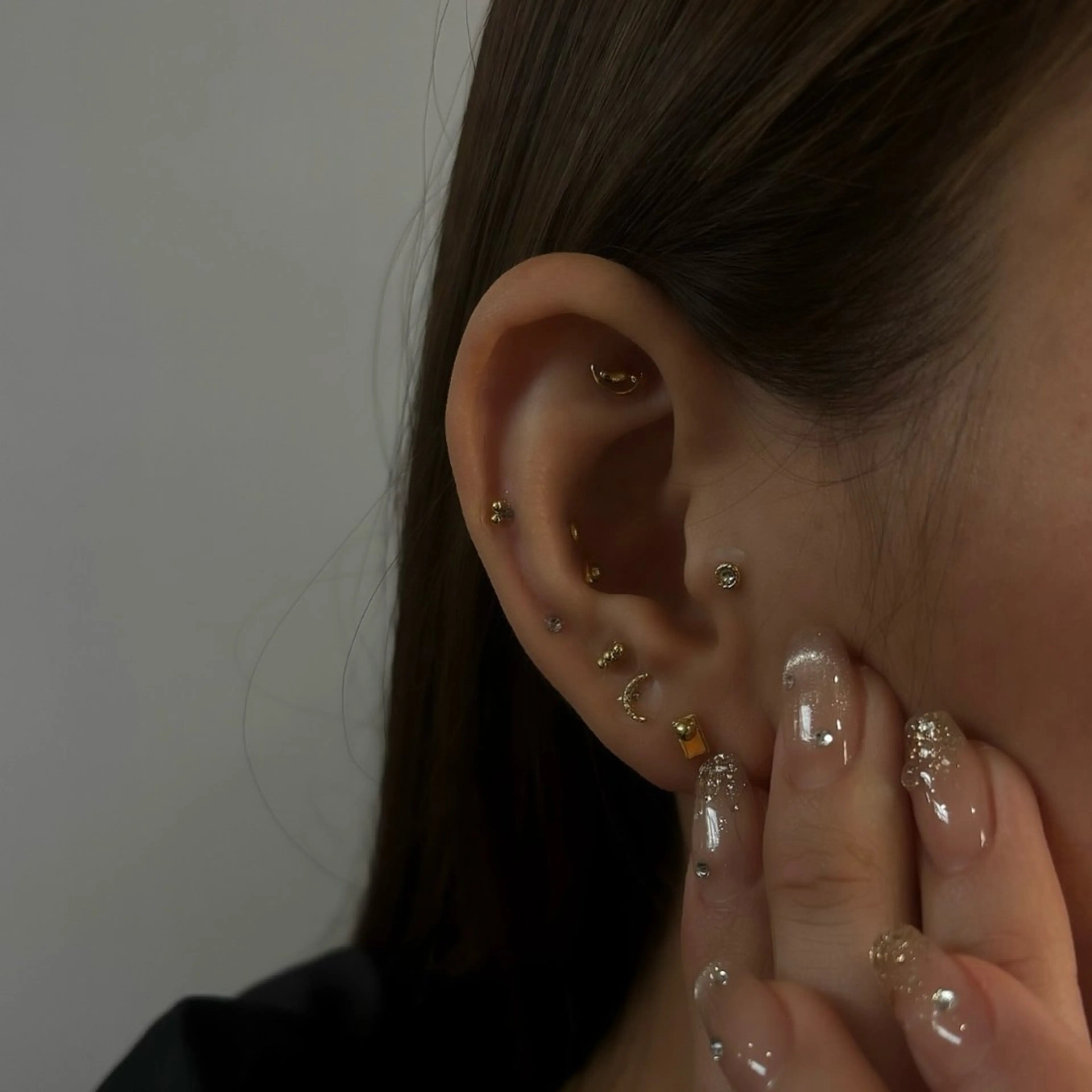 NEW✨耳つぼジュエリー💎両耳12個の写真
