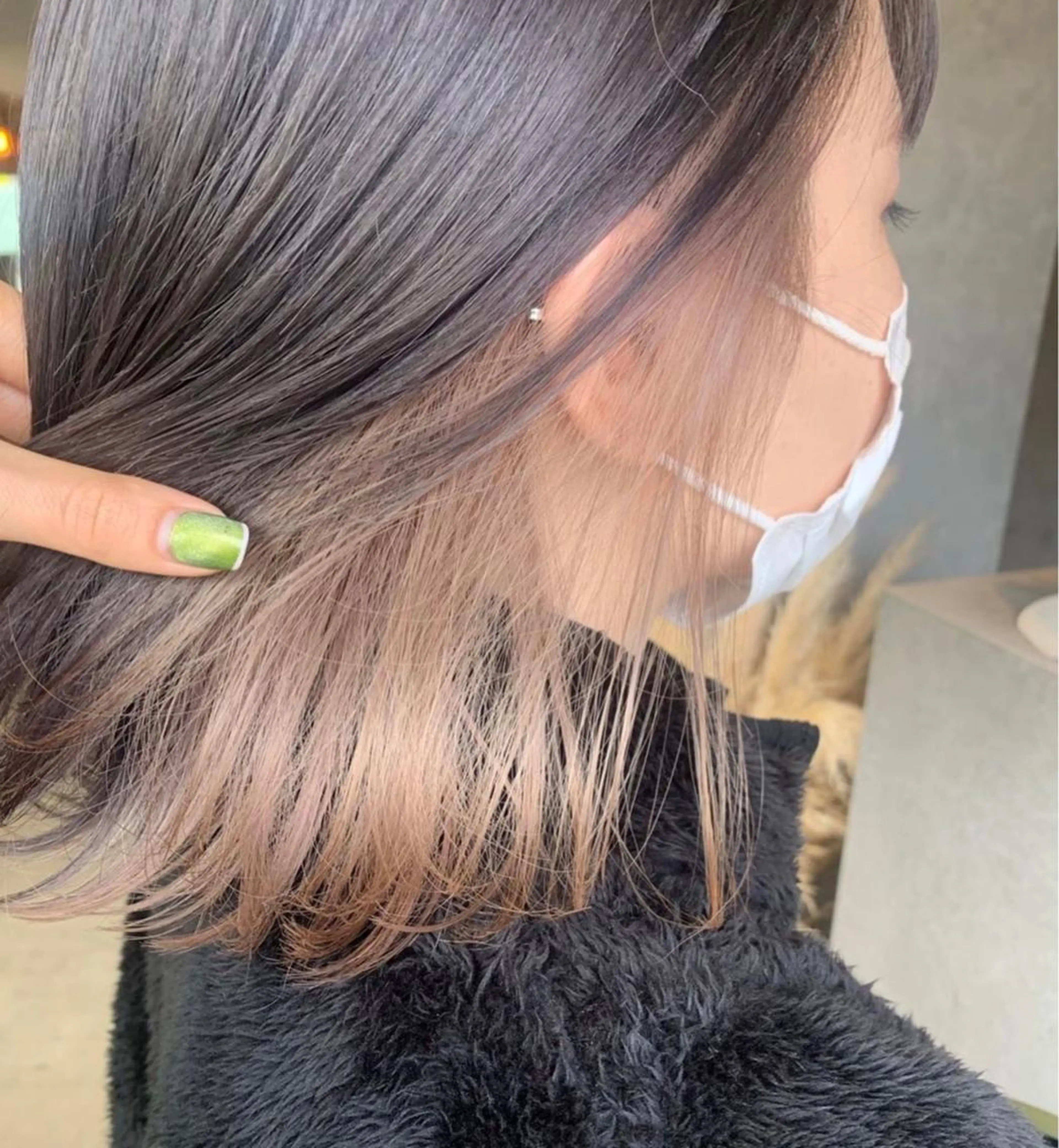 ミディアム Haru/THREE …by velvetのヘアスタイル