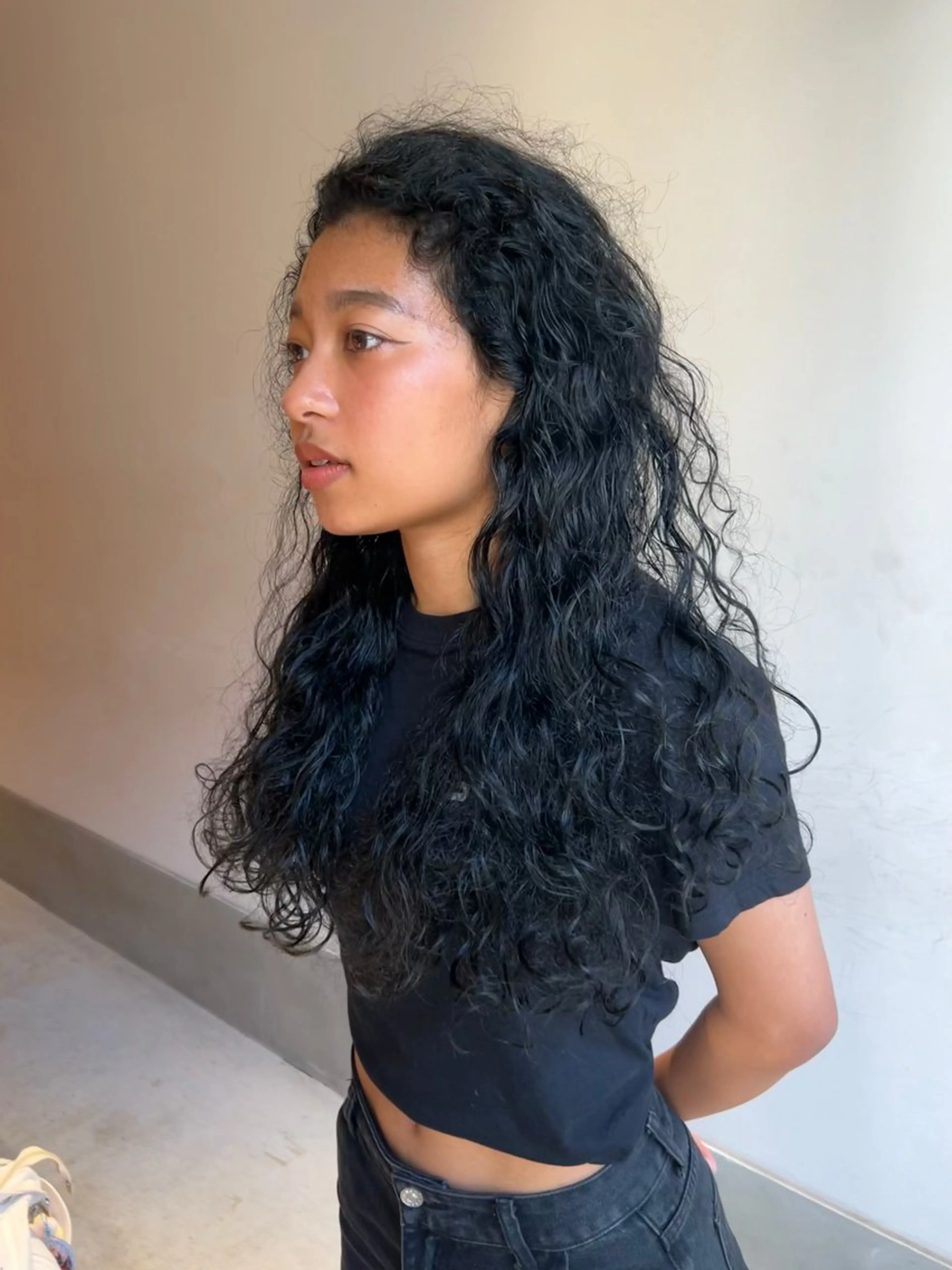 ロング ヘアカラー 한국에English OK🌼unaのヘアスタイル