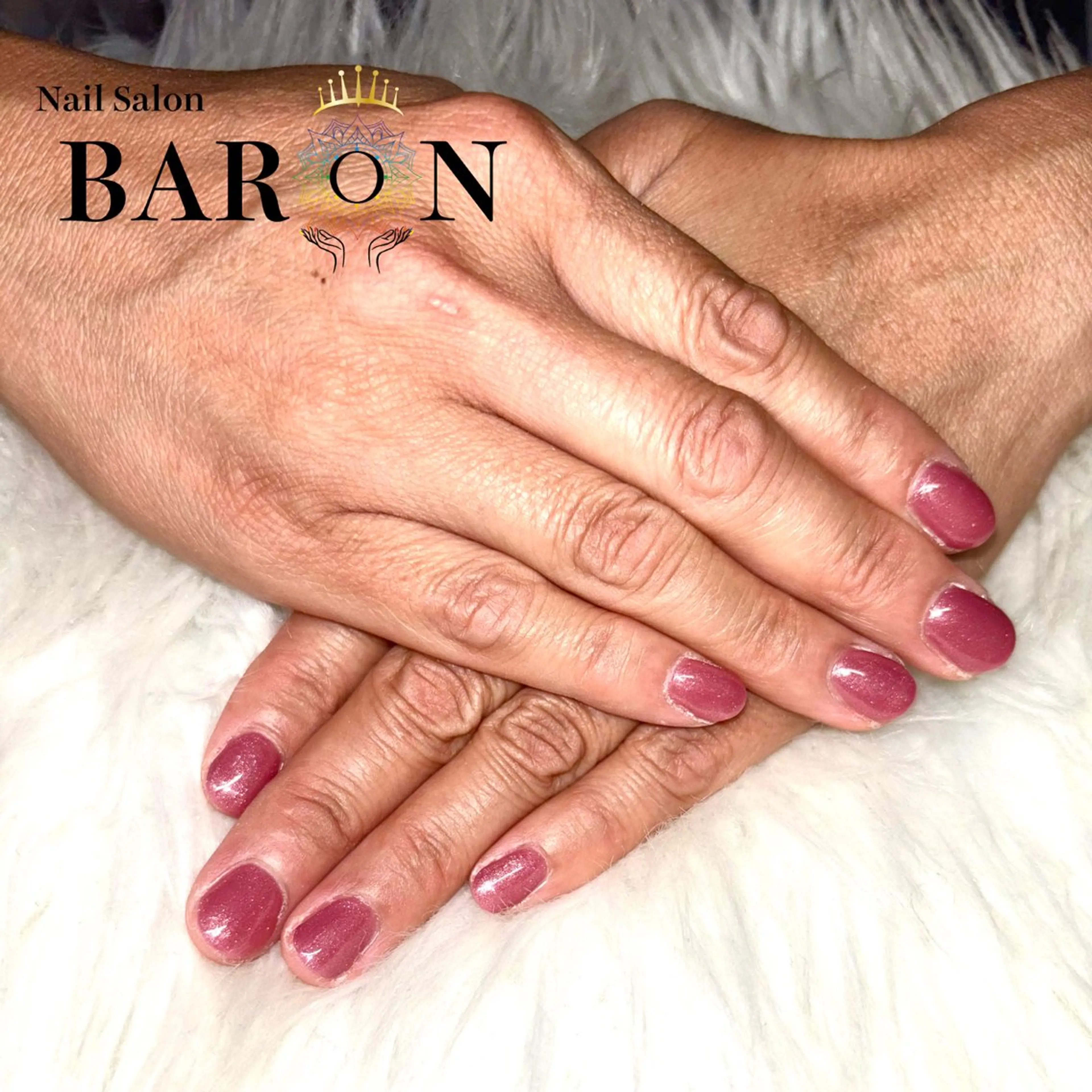 ネイル ラメ(グリッター) ワンカラーネイル ピンク ♛︎BARON♛︎ MASHIROのネイルデザイン