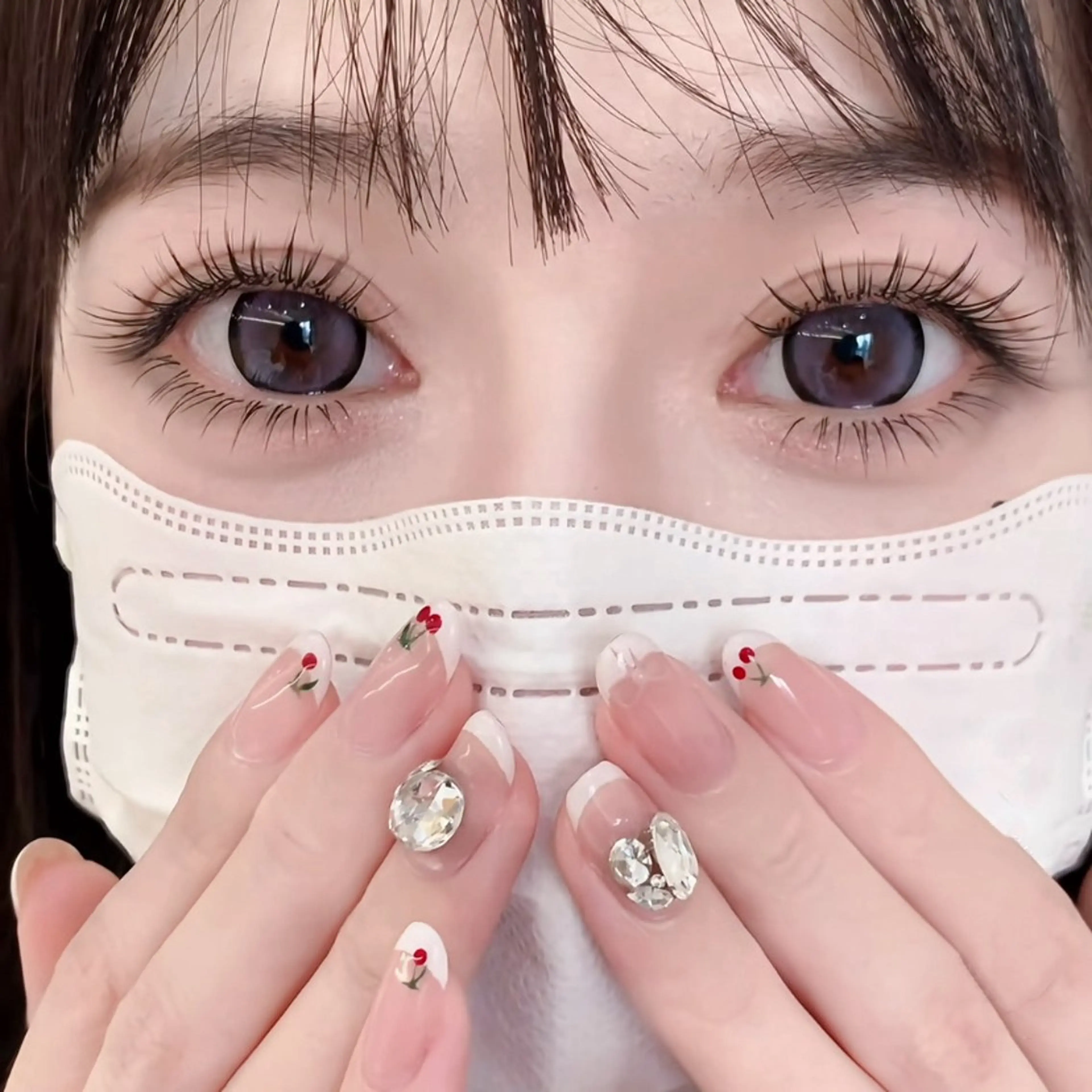 マツエク・マツパ 付け放題 バインドロック 束感まつ毛 フラットラッシュ ナチュラル YK マツエクのマツエク・マツパデザイン