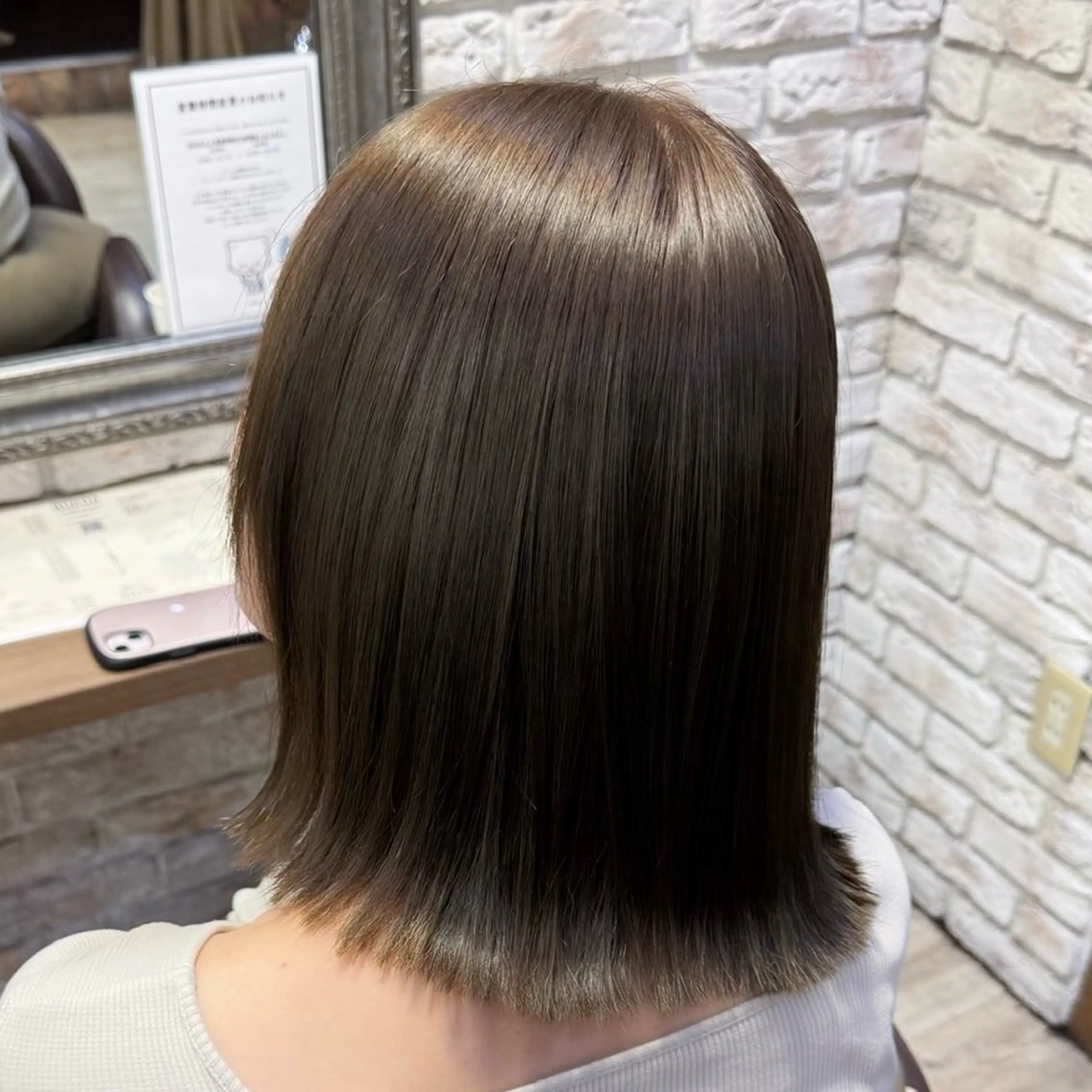 🫧minimo限定🫧前髪カット➕ケアカラー✂️🎨の写真