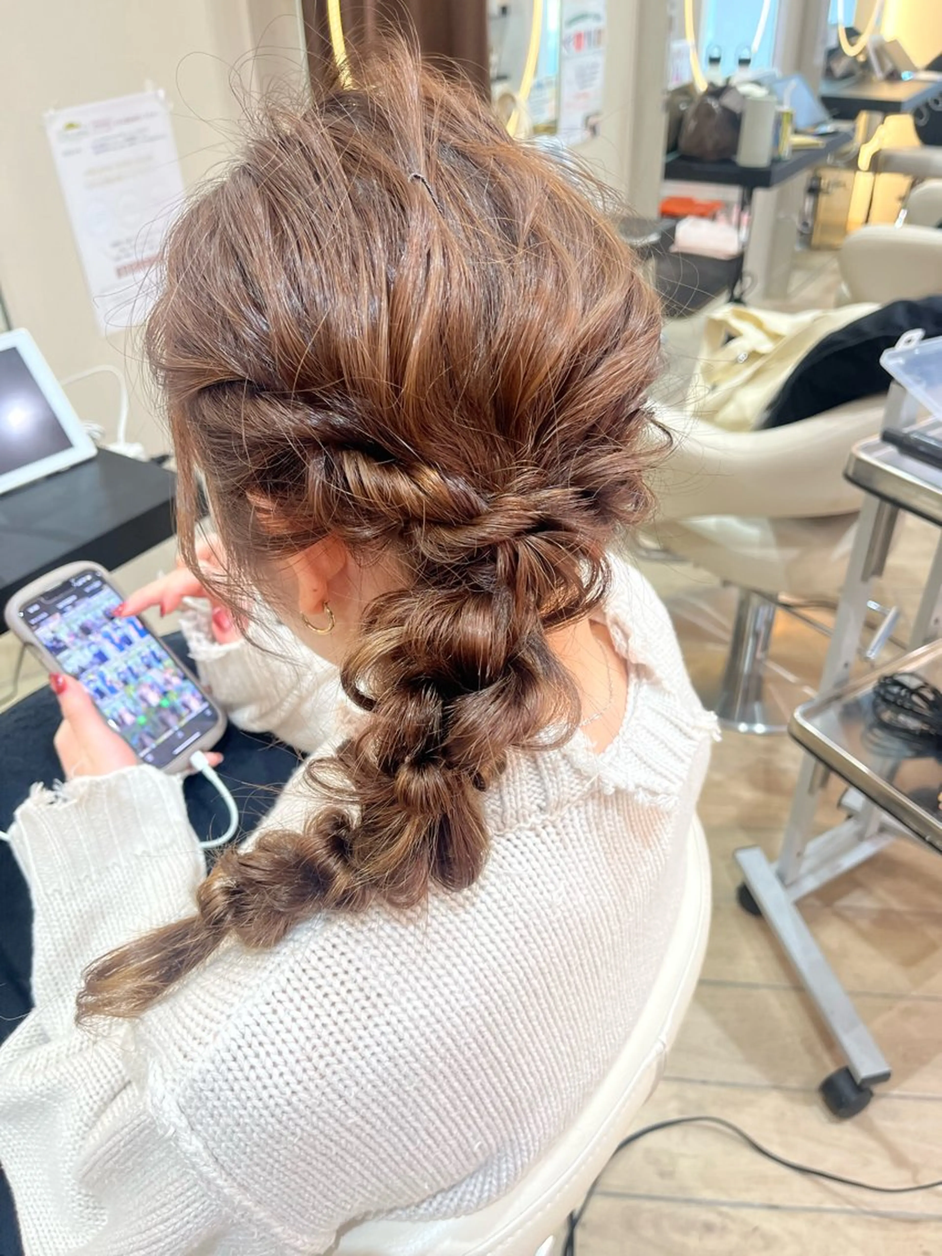 ロング ヘアセット 透明感カラー🫧/ アレンジ/ayanoのヘアスタイル