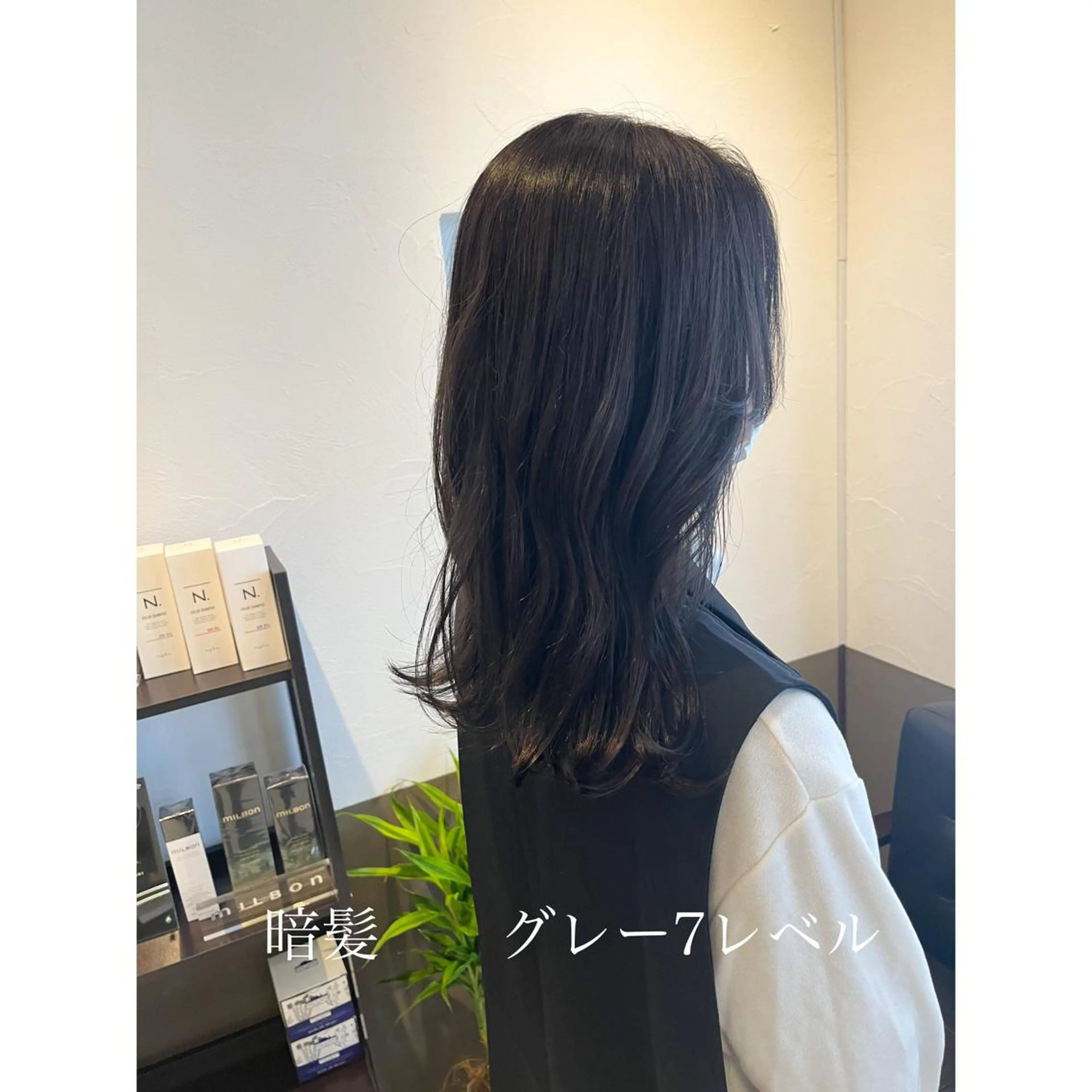 ミディアム カラー 坂井田 浩樹のヘアスタイル