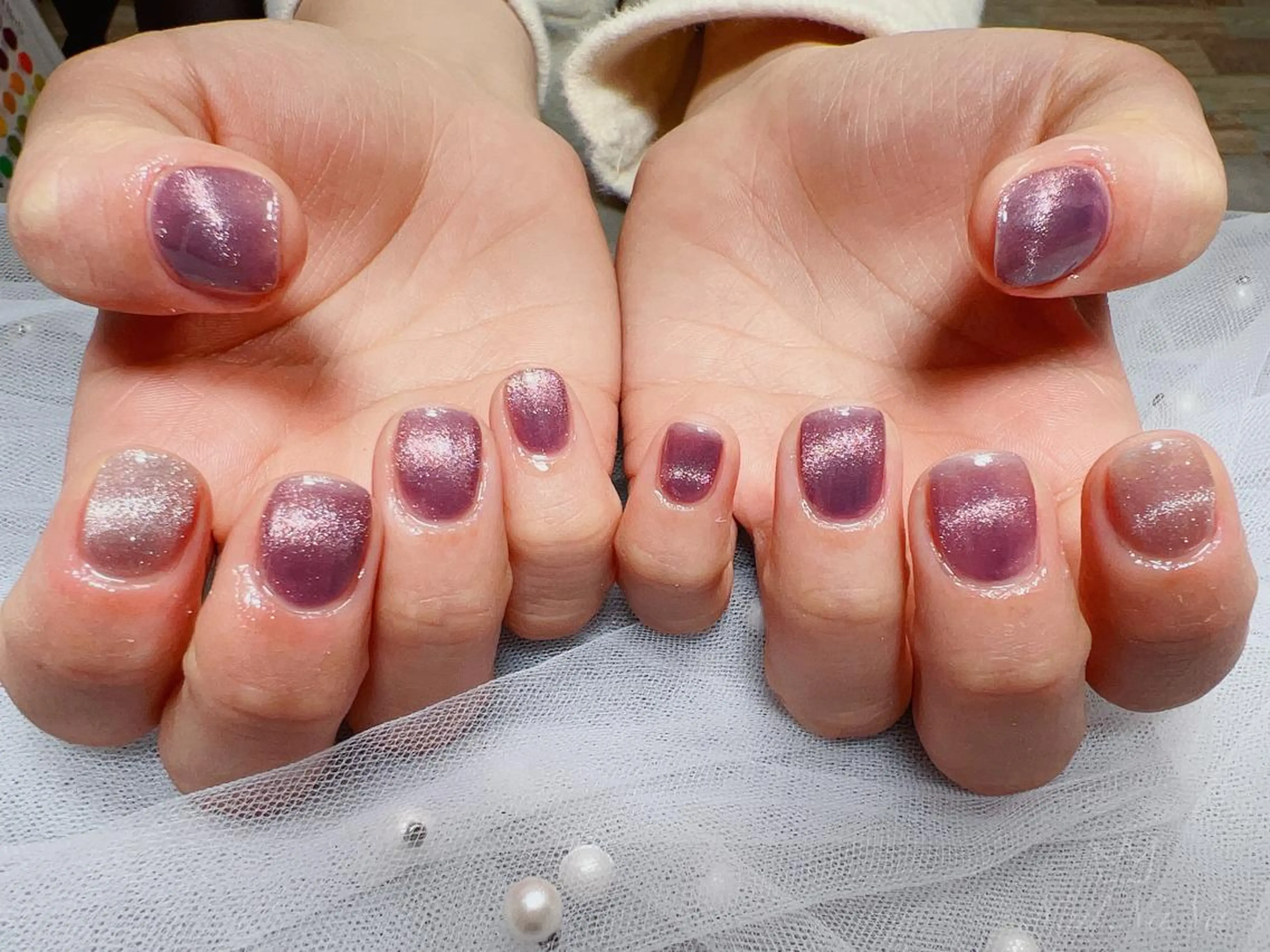 ショート カラー ネイル ハンドネイル Nail NaNaのネイルデザイン