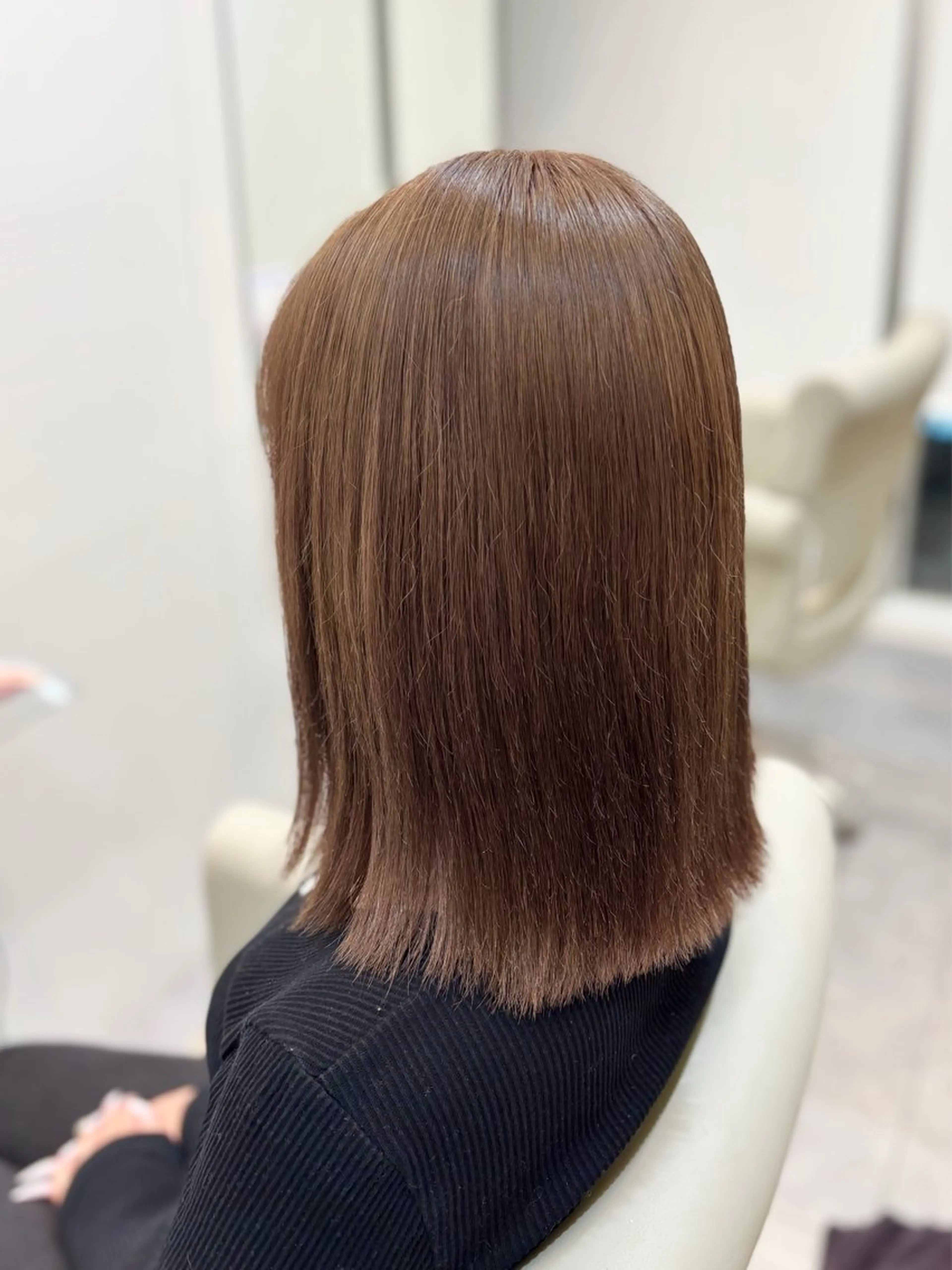 ミディアム 顔周りカット/ボブ/ ツヤ髪/coconaのヘアスタイル