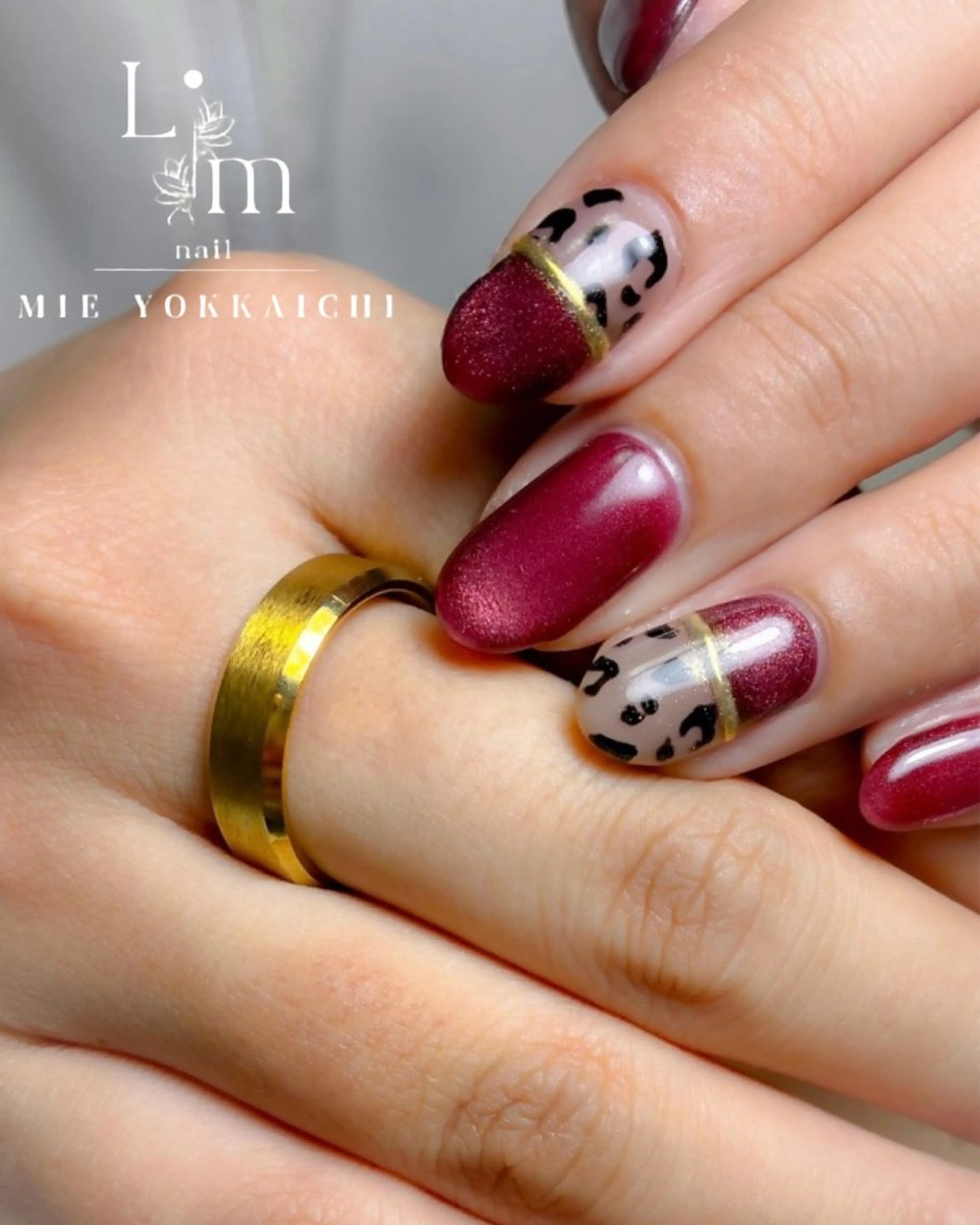ネイル アートネイル マグネットネイル Li.m nail リム ネイルのネイルデザイン