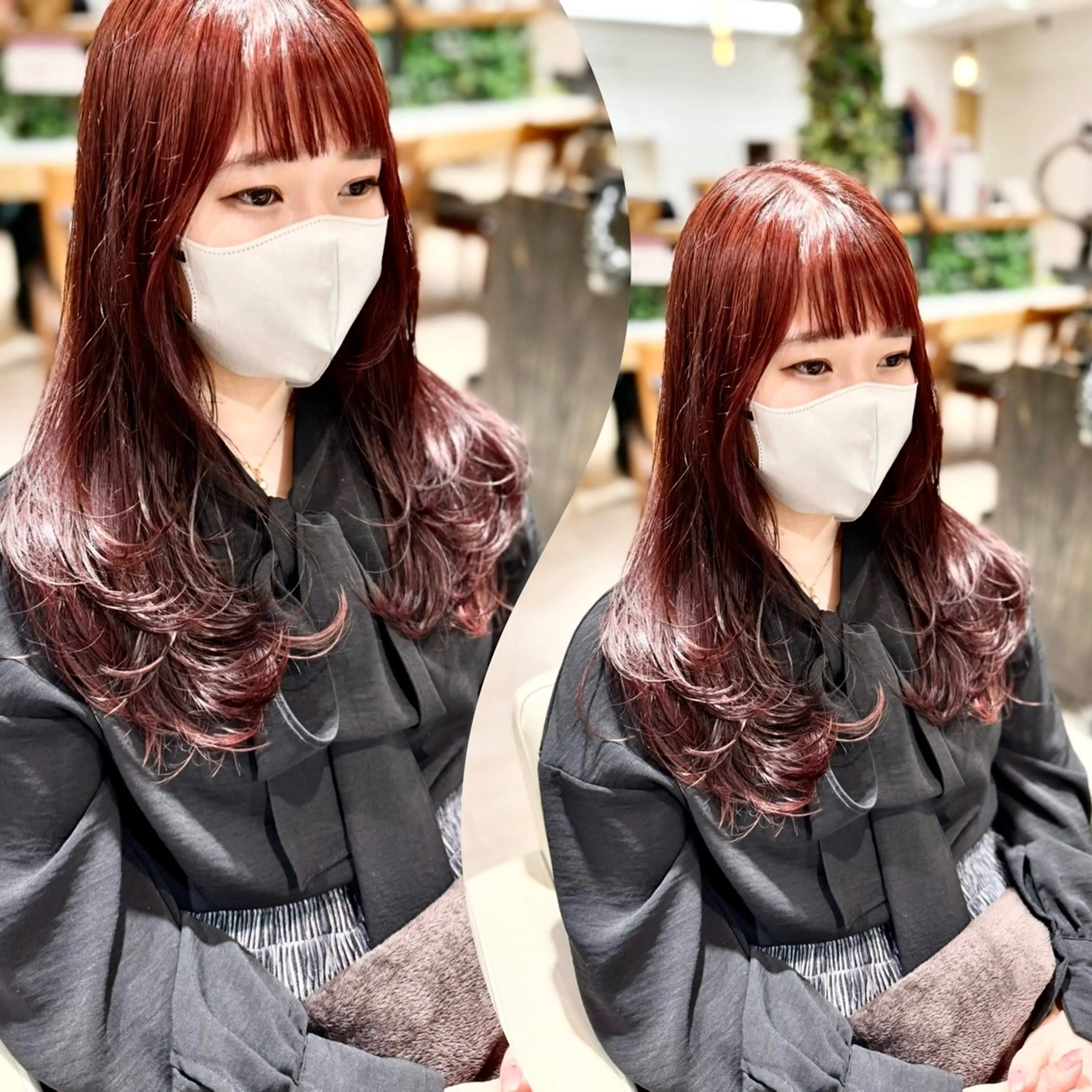 ロング カラー SEIRA♡レイヤー /ショート得意のヘアスタイル