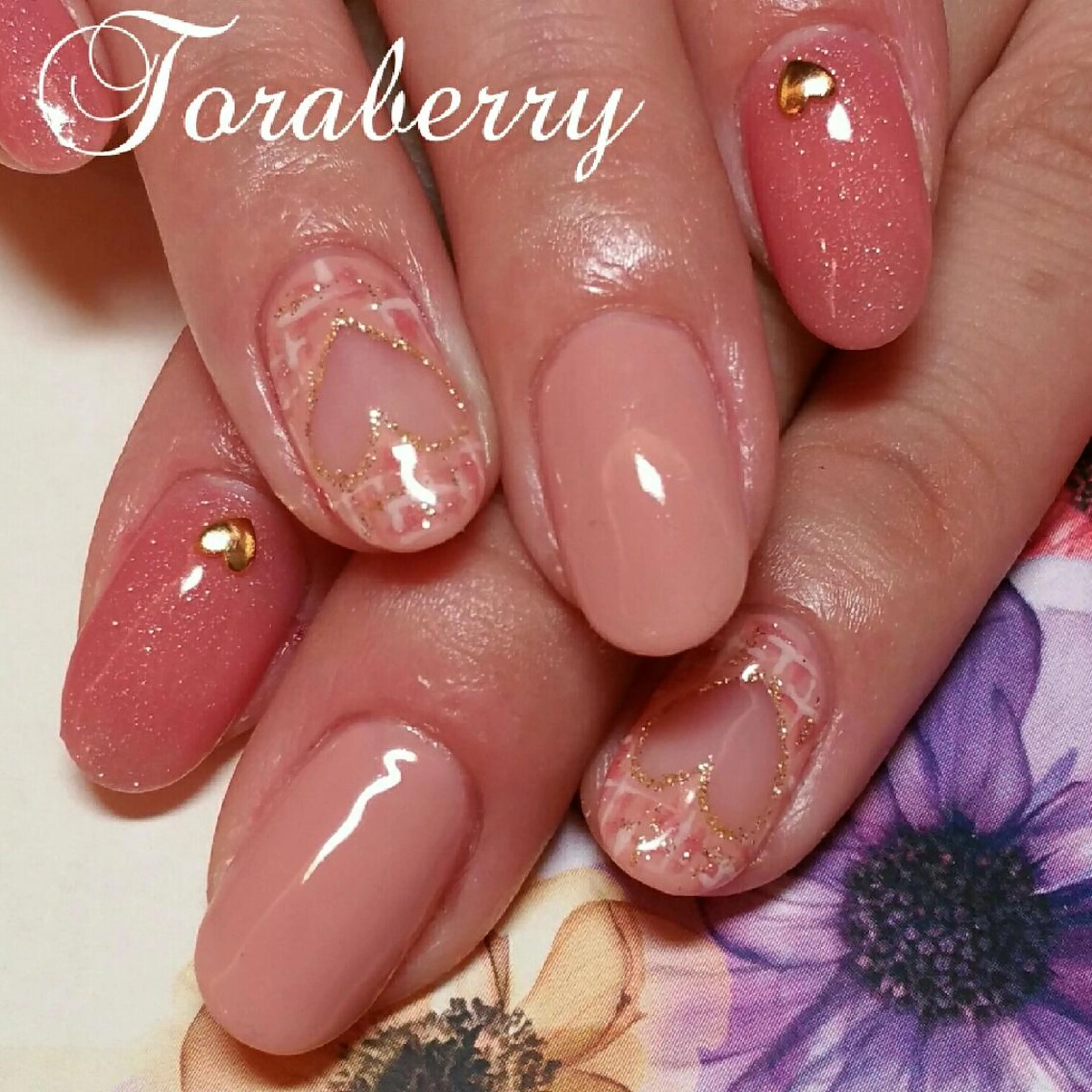 ネイル ツイードネイル ネイリスト なつみのネイルデザイン