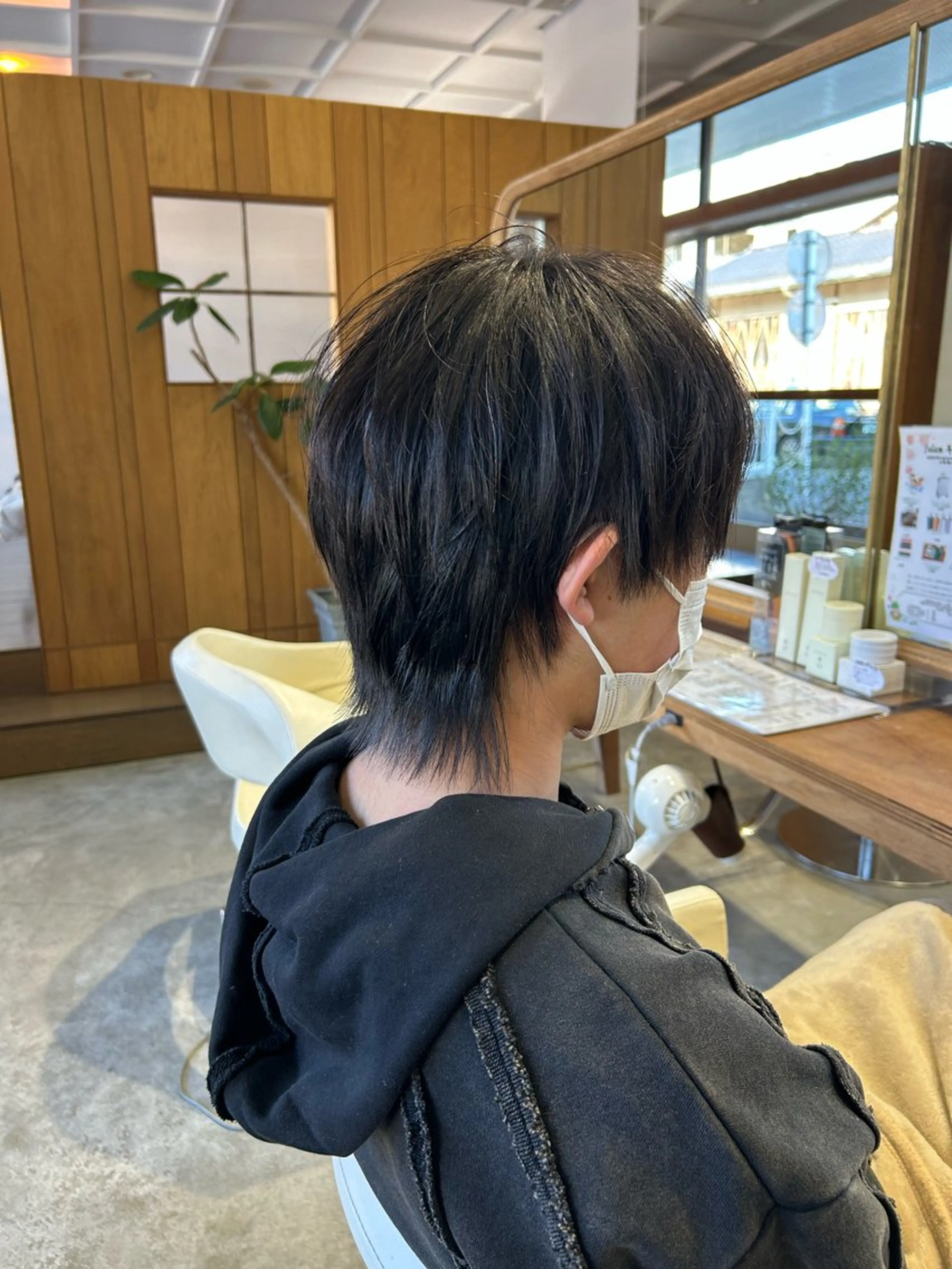 ショート メンズ フェードカット メンズインナーカラー メンズパーマ スパイキーショート メンズウルフカット カット 佐藤 悠生 メンズパーマ.カットのヘアスタイル