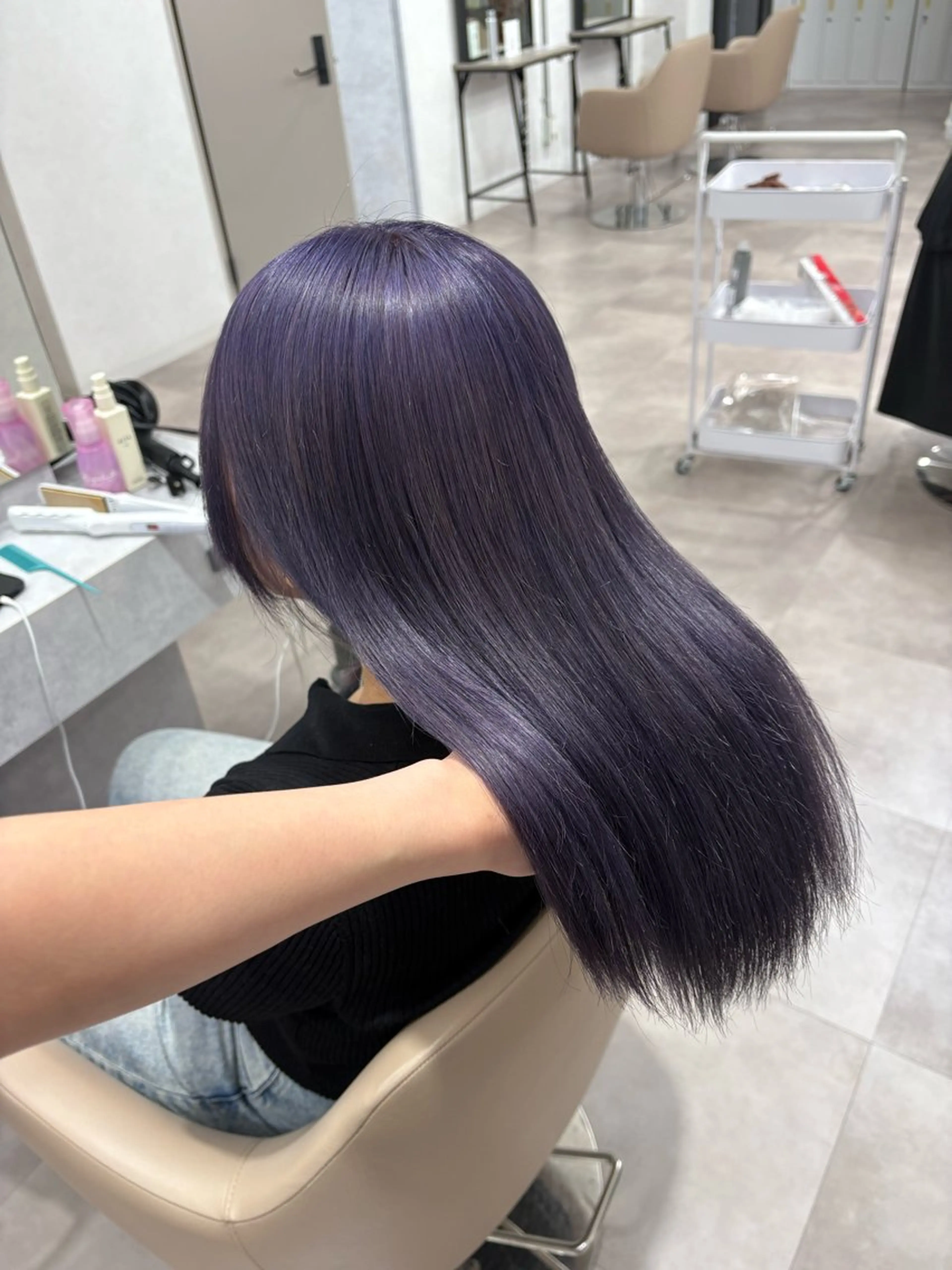 カラー ヘアカラー トリートメント うる艶カラー/ハイト ーン🎀hina🎀のヘアスタイル