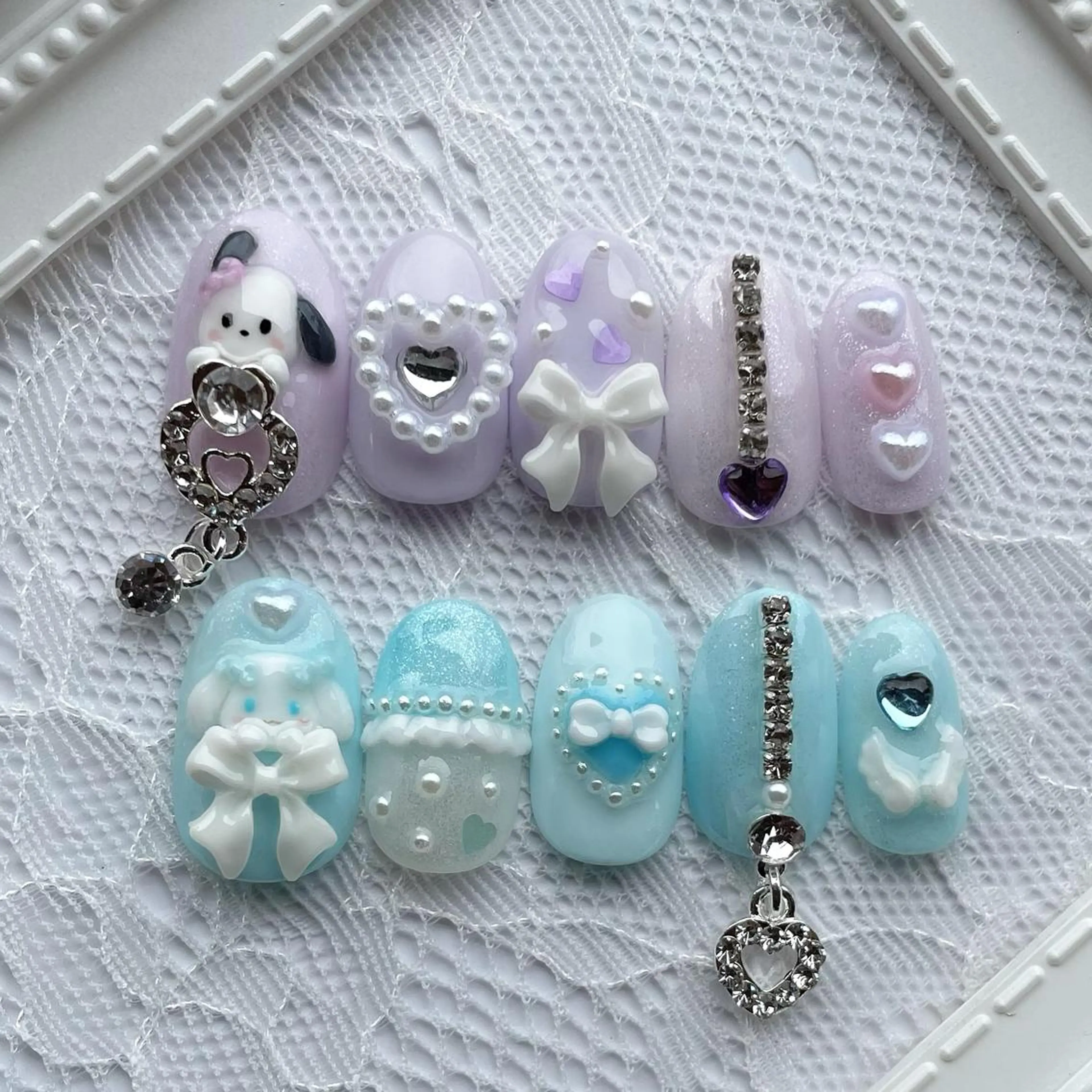 ネイル ネイルチップ 東 千夏のネイルデザイン