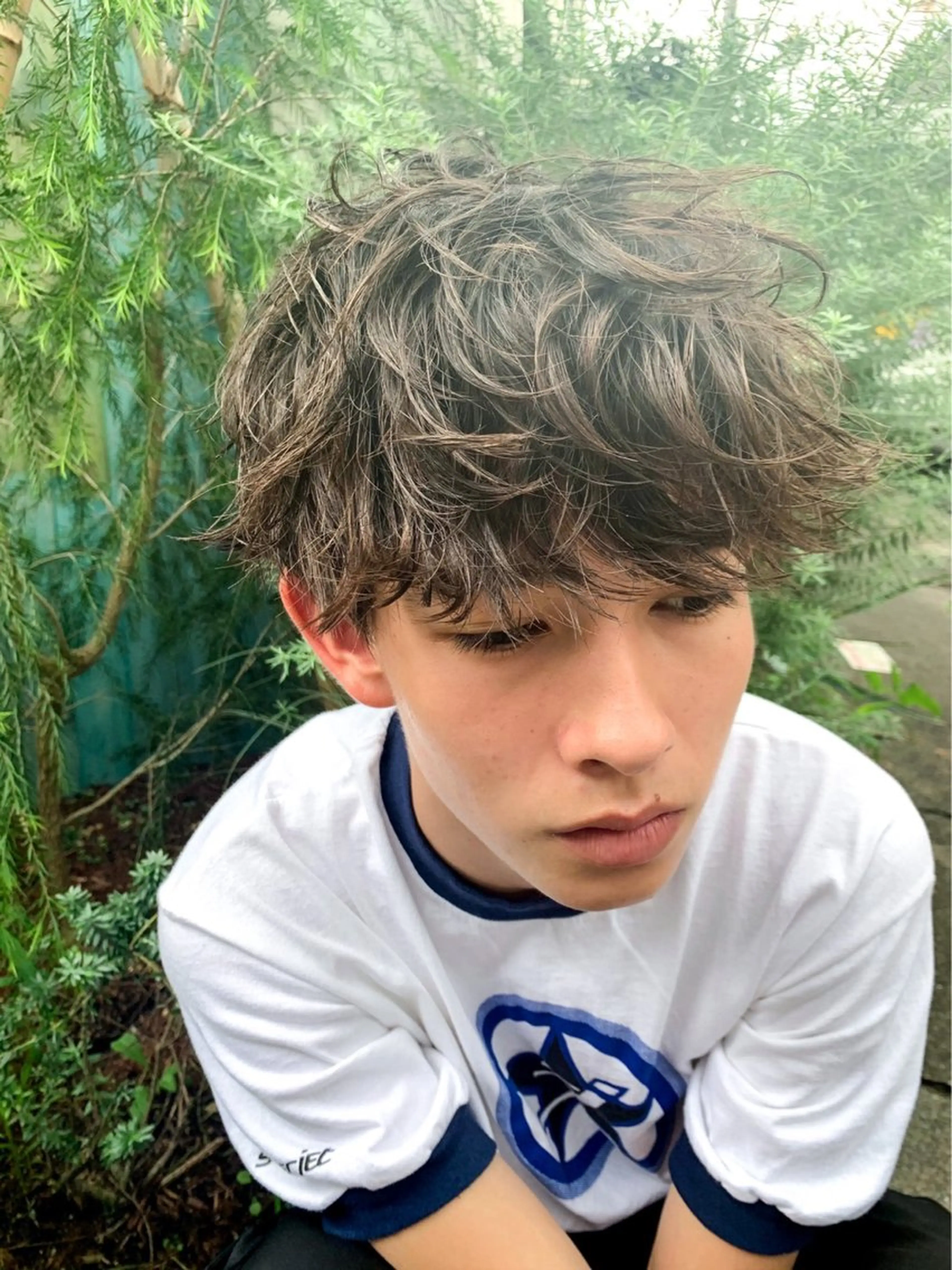 パーマ メンズ カズキ🌼曲がる 縮毛矯正のヘアスタイル
