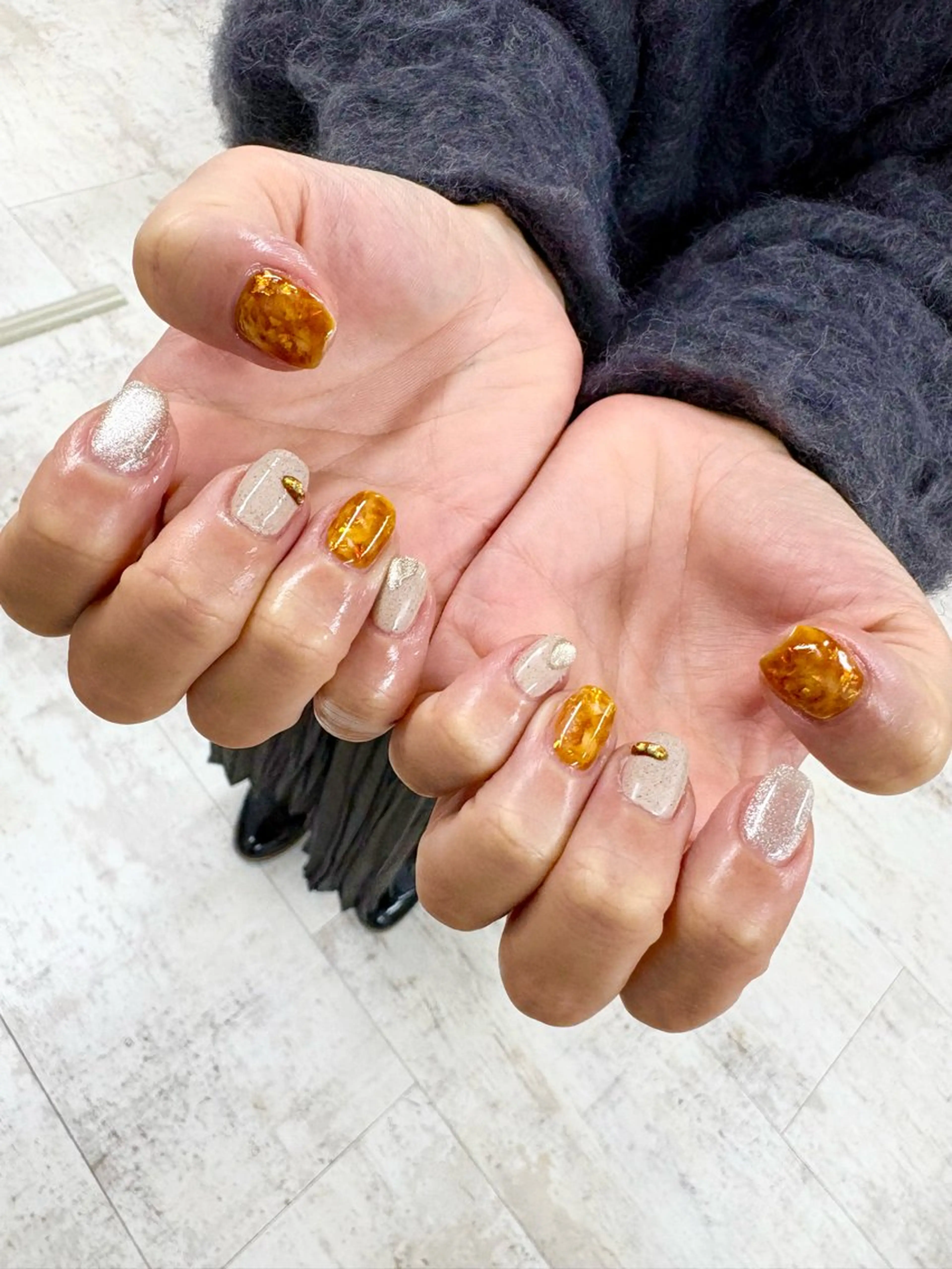 ネイル 吉田 里菜のネイルデザイン