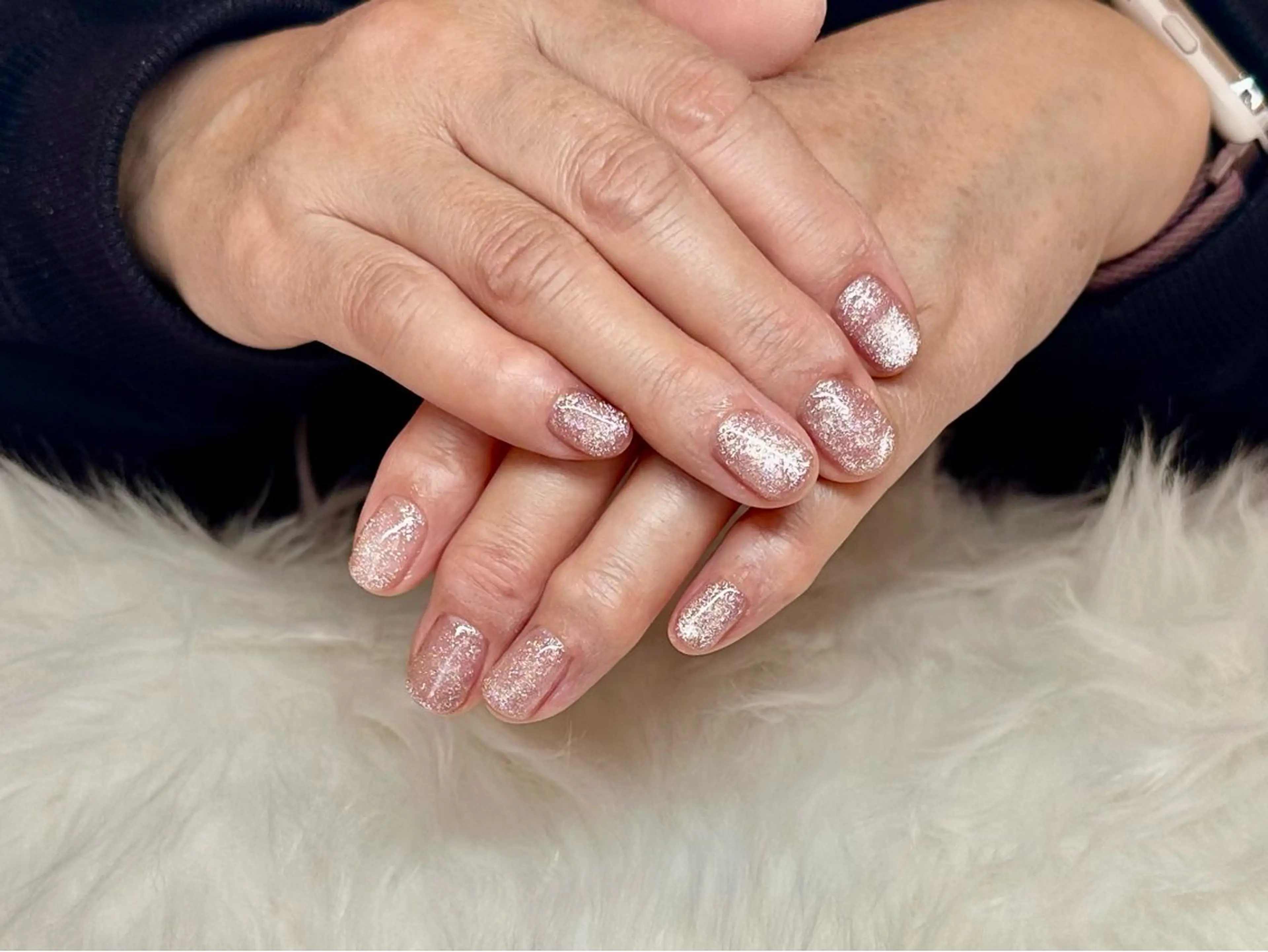 ネイル ラメ(グリッター) マグネットネイル Nailfy’s ナミ💓のネイルデザイン