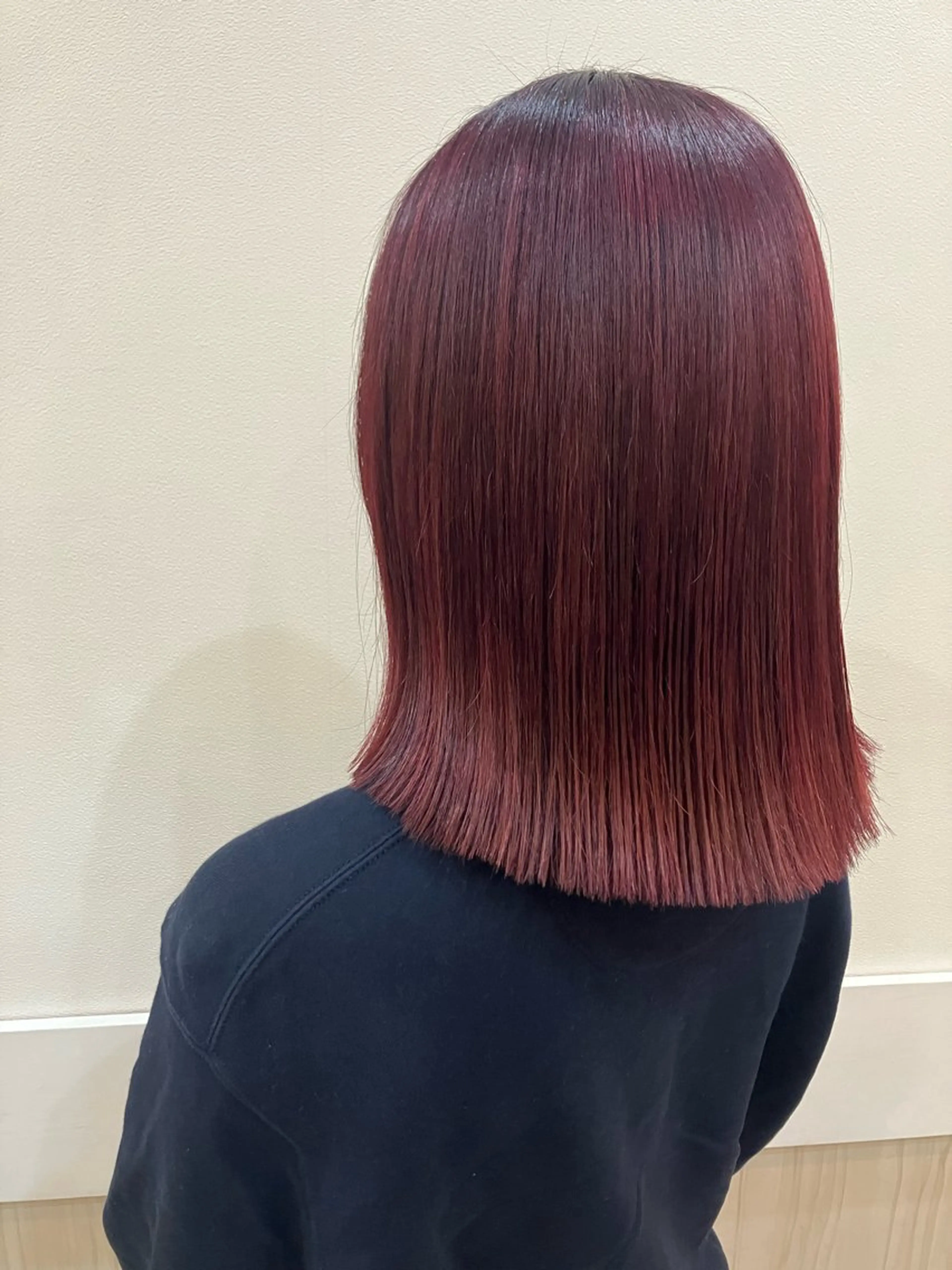 ミディアム ヘアカラー yukari 艶髪ヘアのヘアスタイル