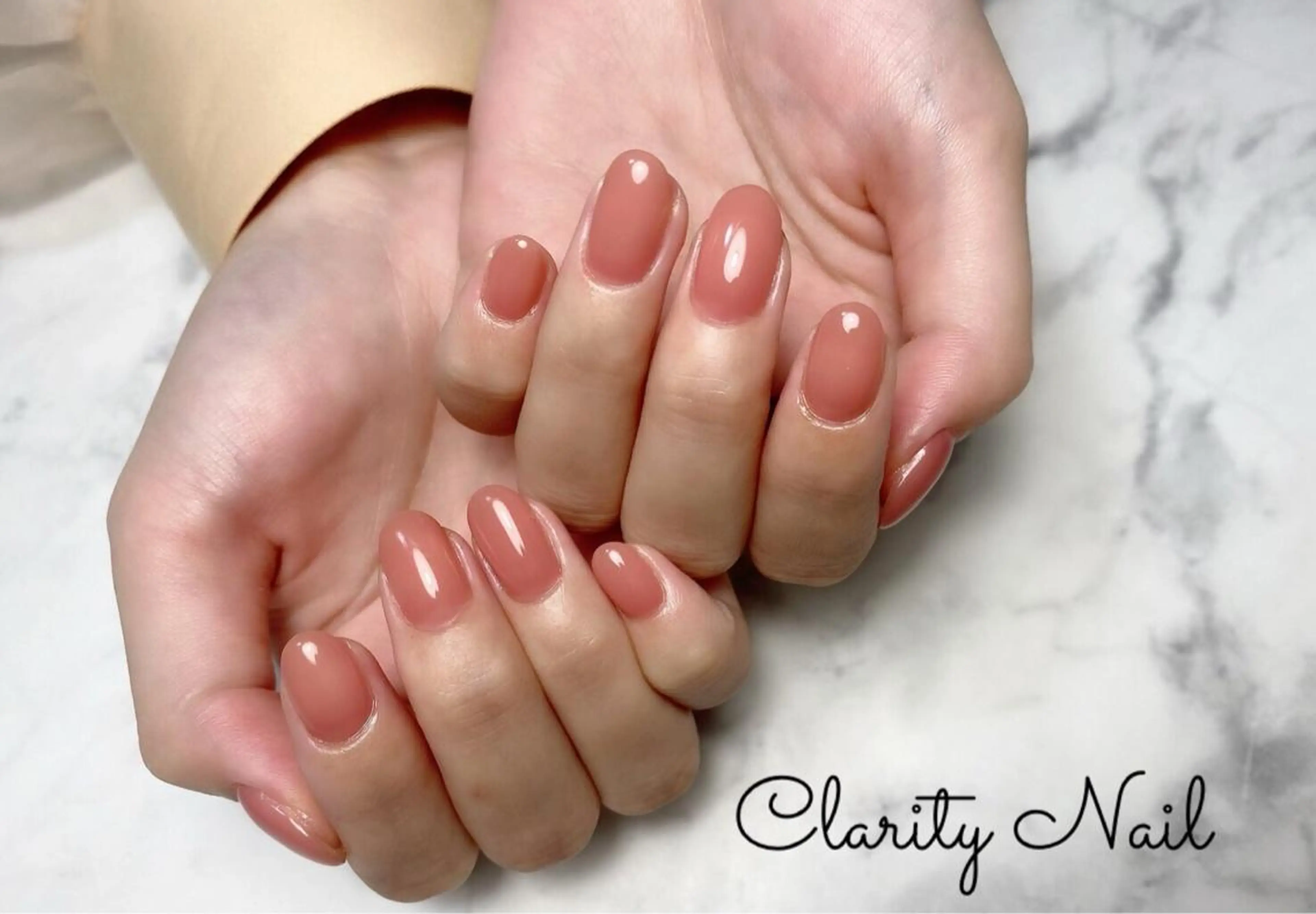 ネイル ワンカラーネイル ハンドネイル Clarity Nailのネイルデザイン