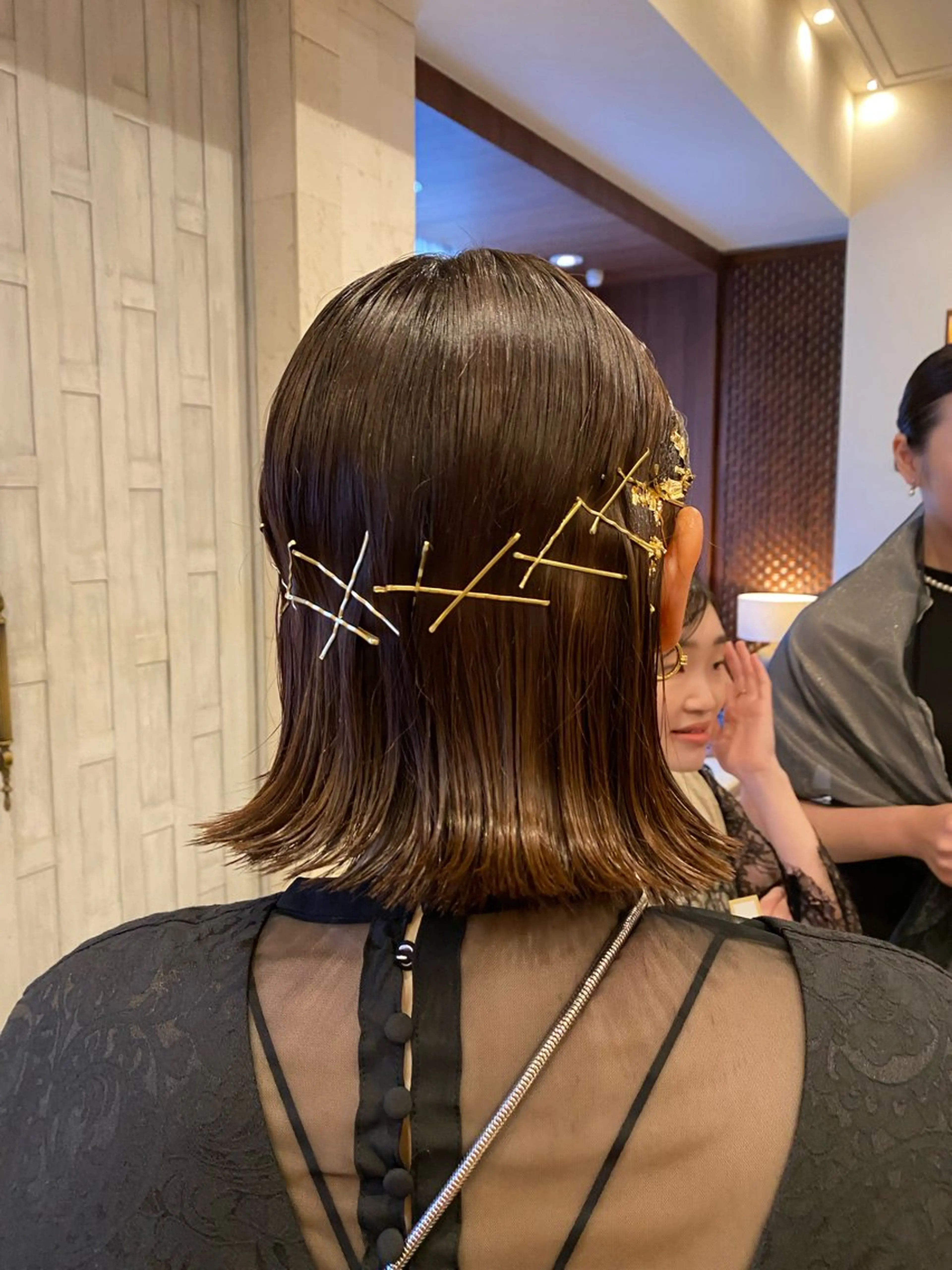 ミディアム カラー カット ヘアカラー トリートメント レイヤー/柔色 カラー/SAkiのヘアスタイル